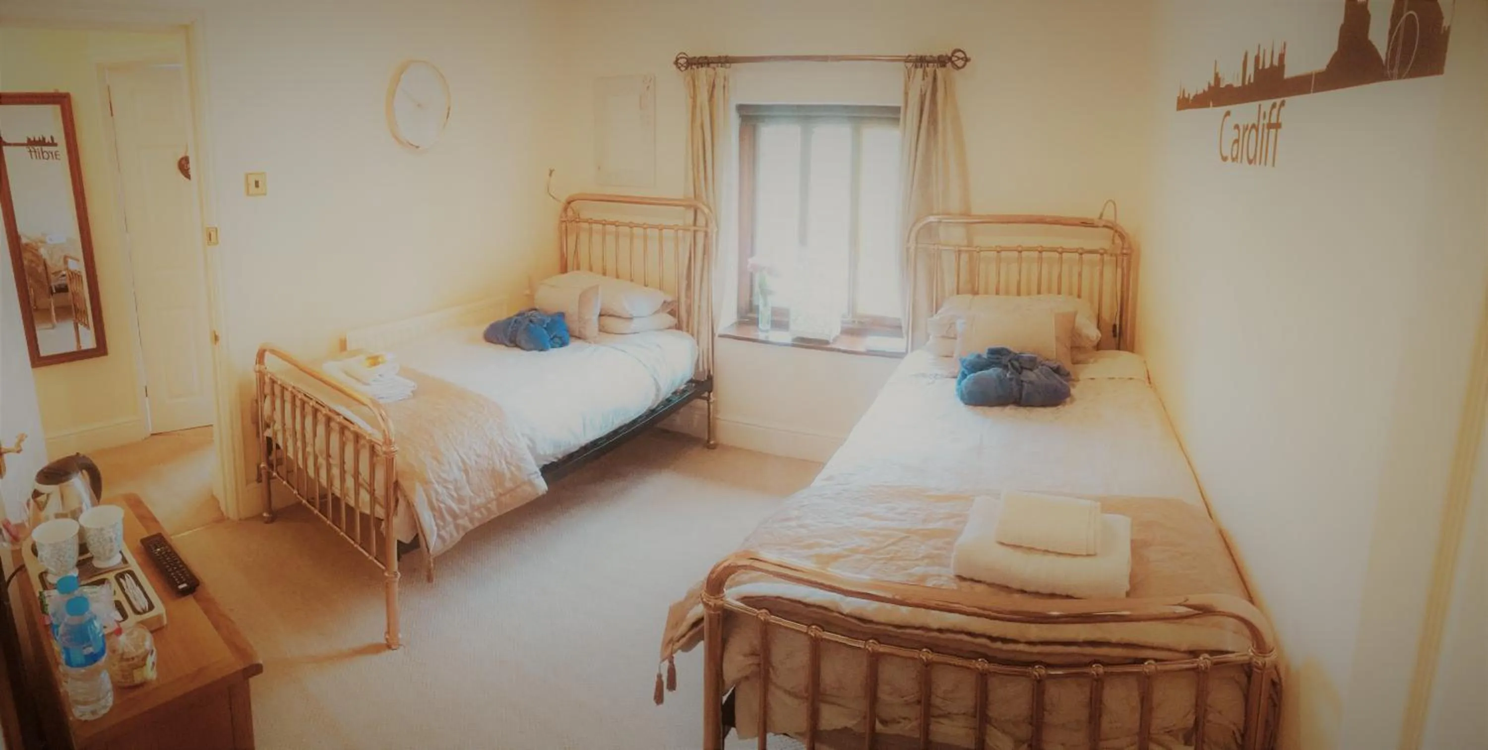 Bed in Ty Mynydd Lodge