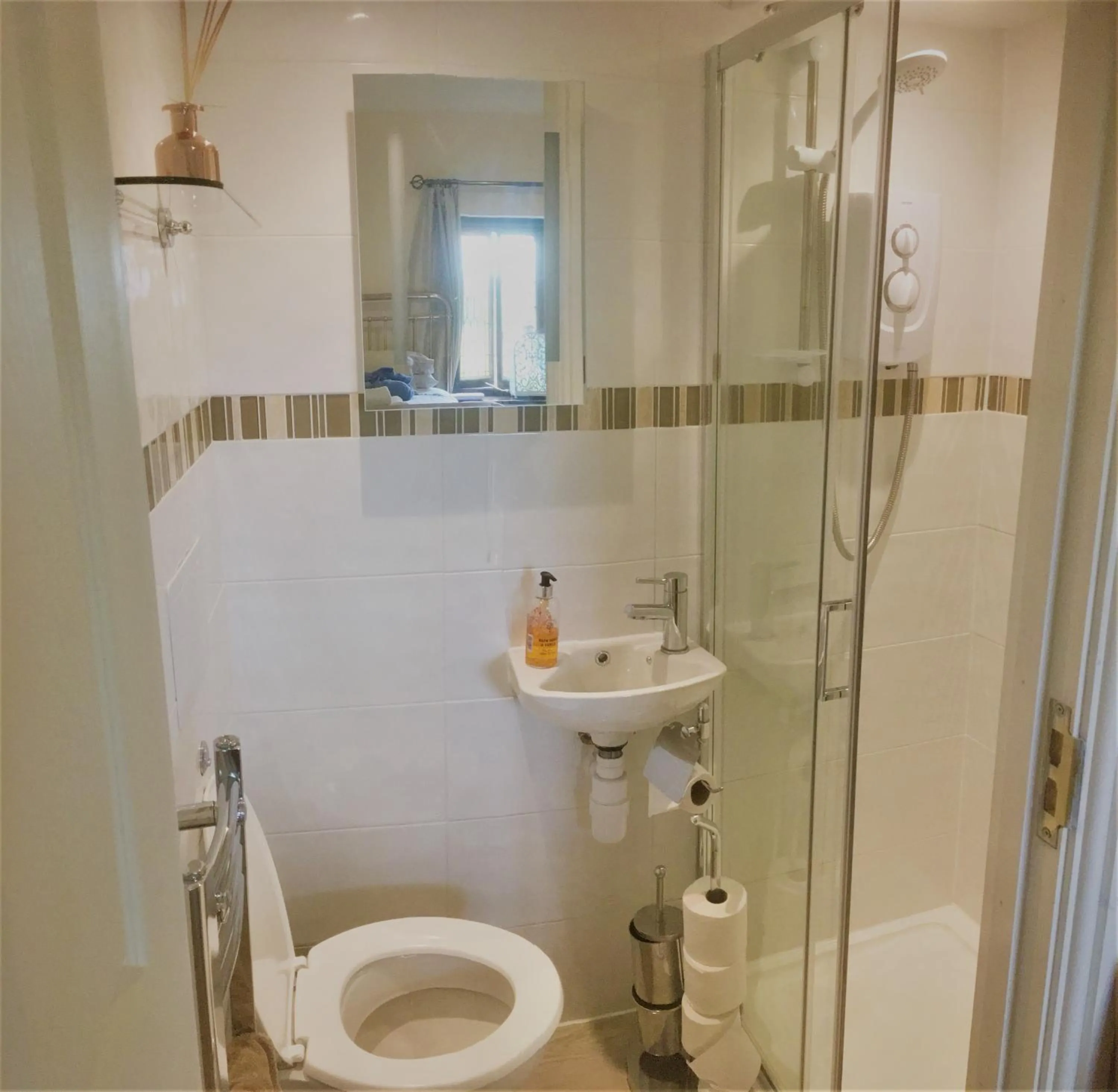 Bathroom in Ty Mynydd Lodge