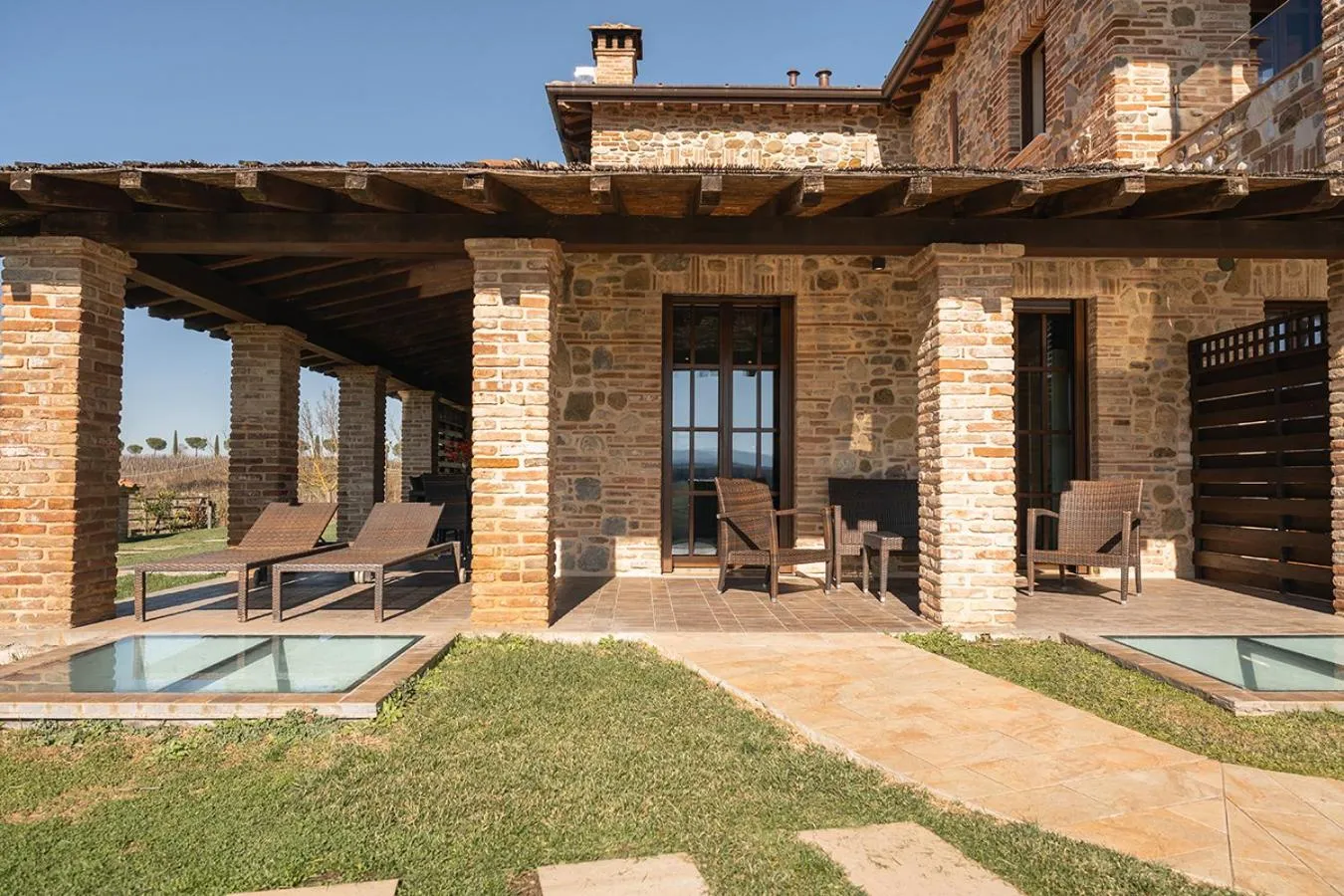 Patio in Terra Antica - Resort, Winery & SPA