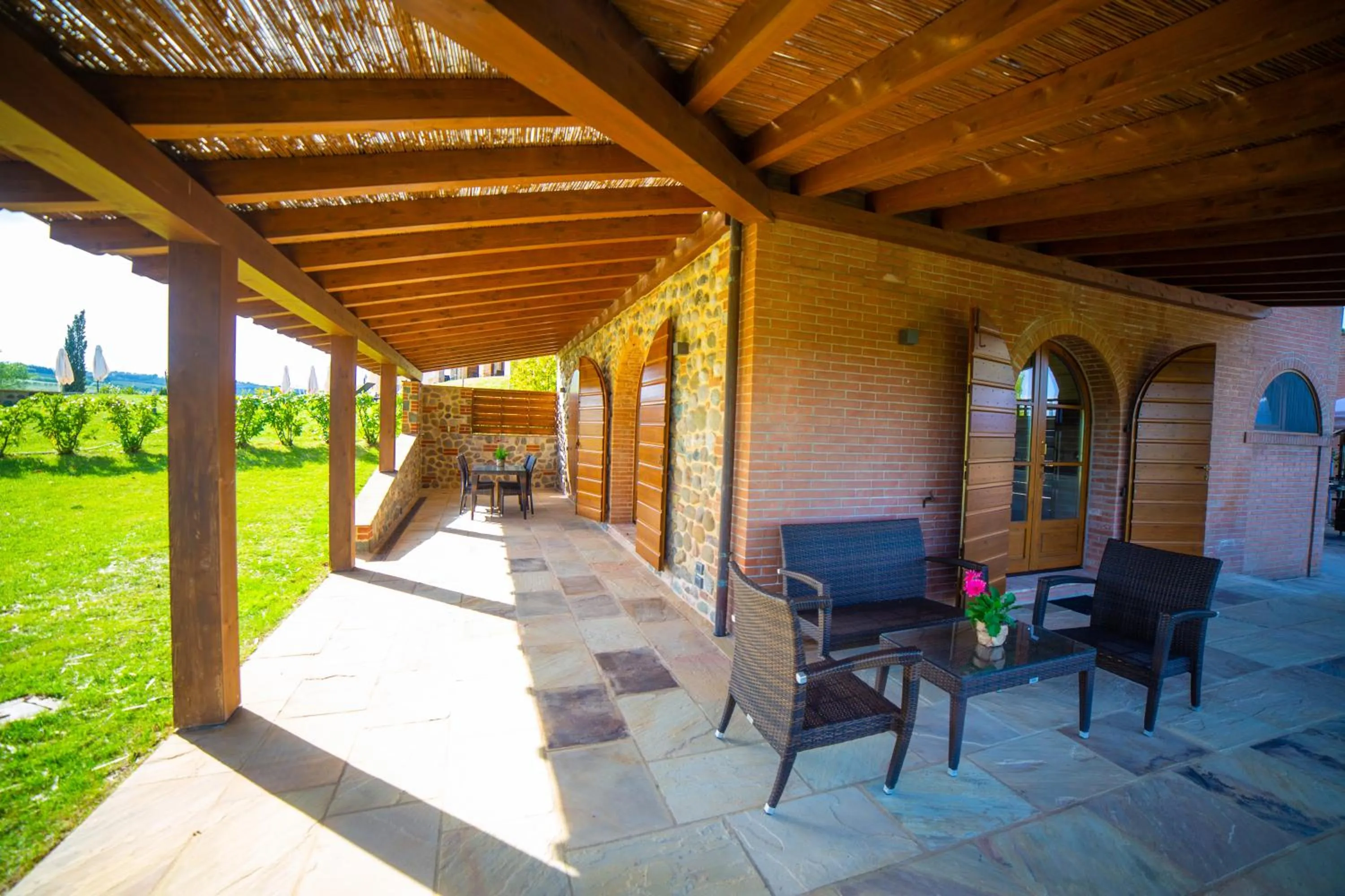 Patio in Terra Antica - Resort, Winery & SPA