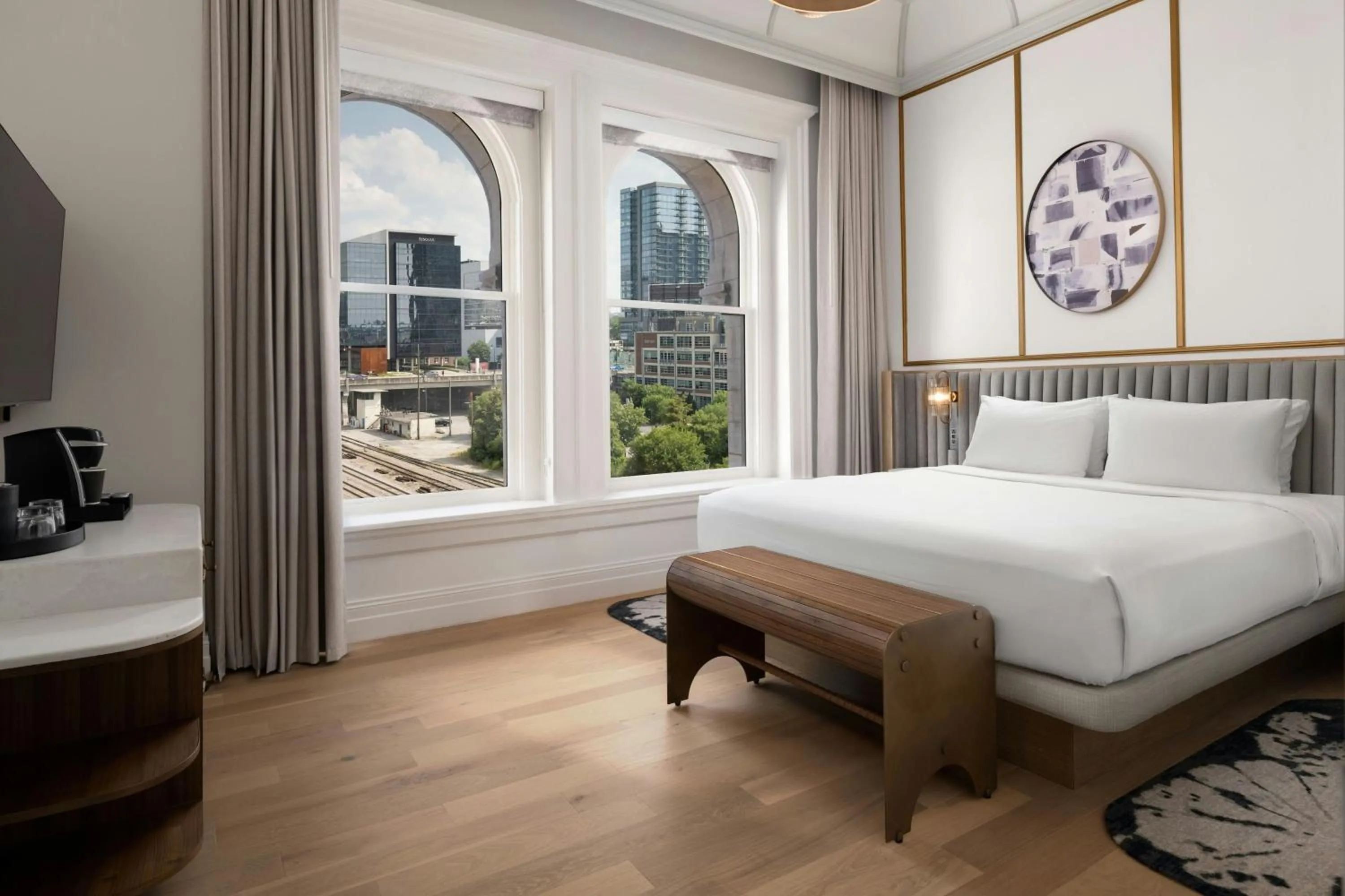 Photo of the whole room, Bed in The Union Station Nashville Yards, Autograph Collection