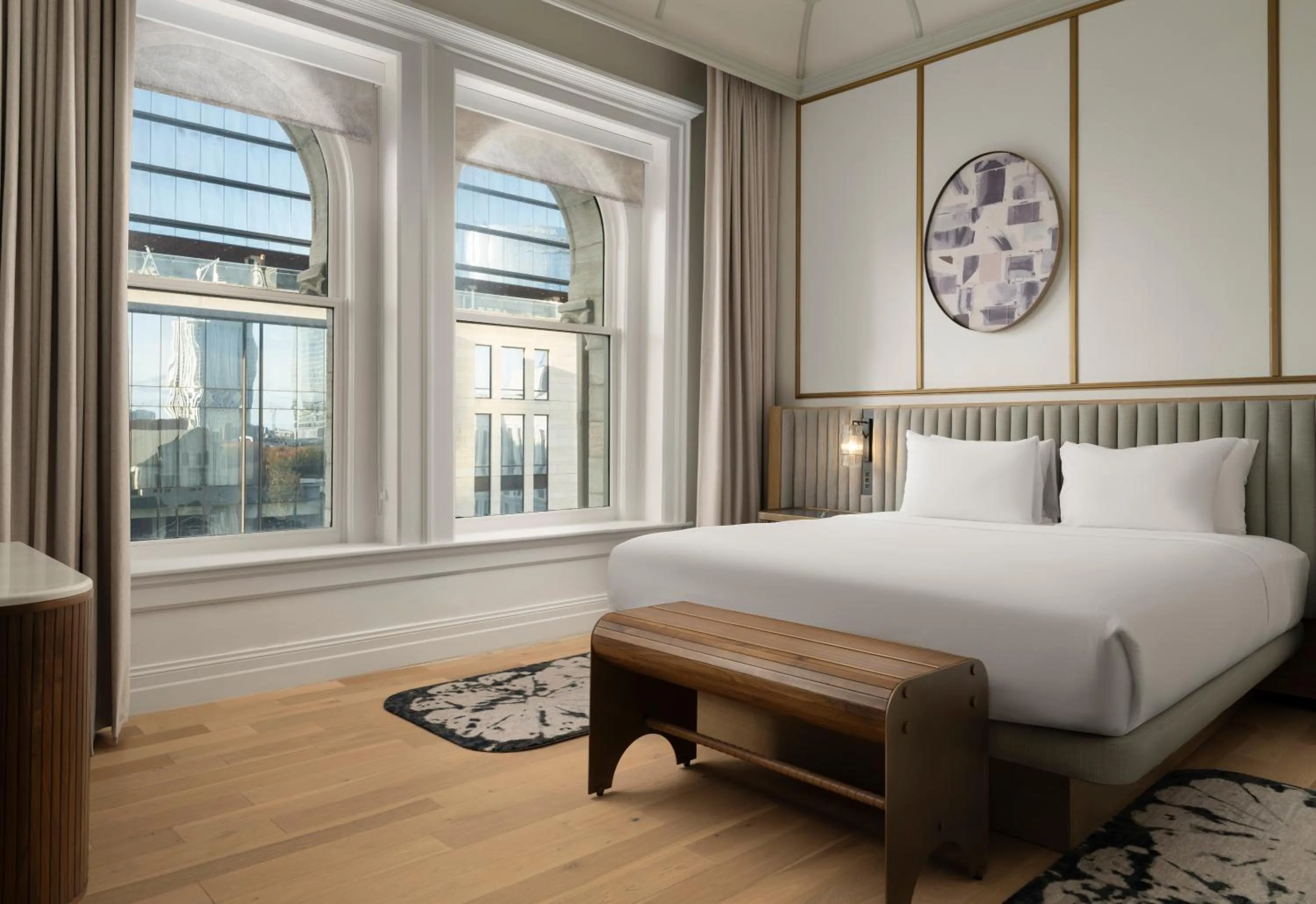 Bedroom, Bed in The Union Station Nashville Yards, Autograph Collection