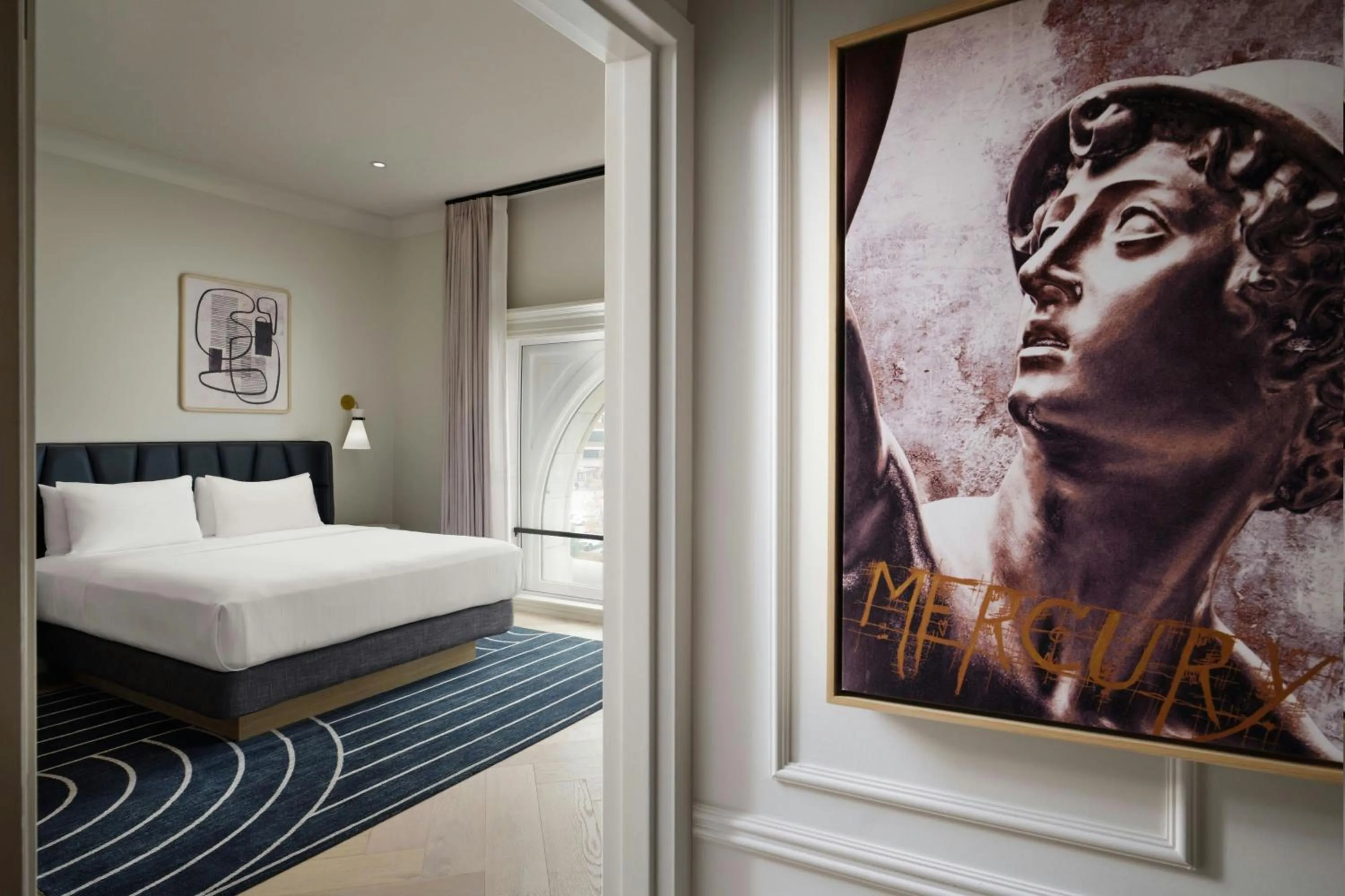 Bedroom, Bed in The Union Station Nashville Yards, Autograph Collection