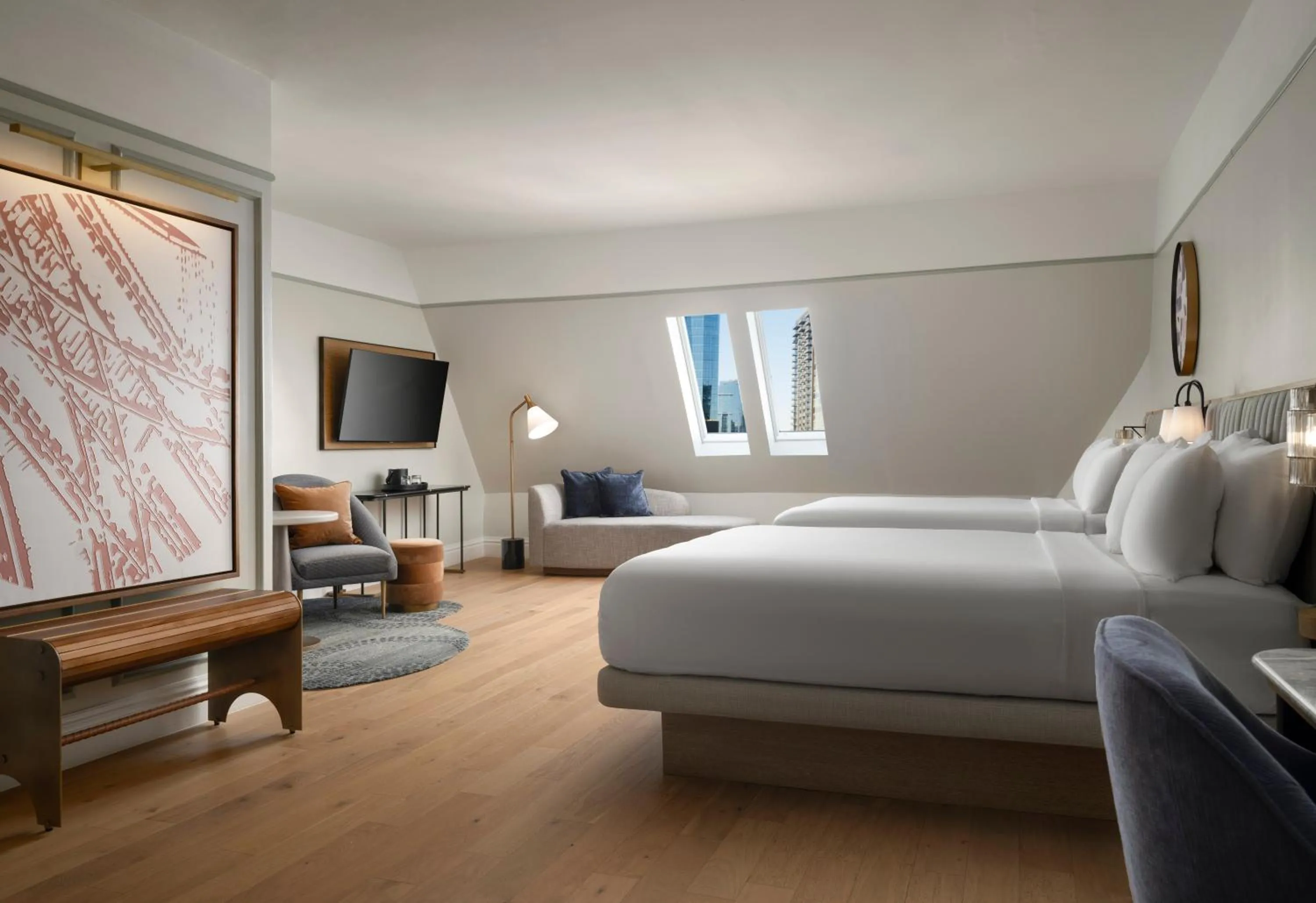 Bedroom, Bed in The Union Station Nashville Yards, Autograph Collection