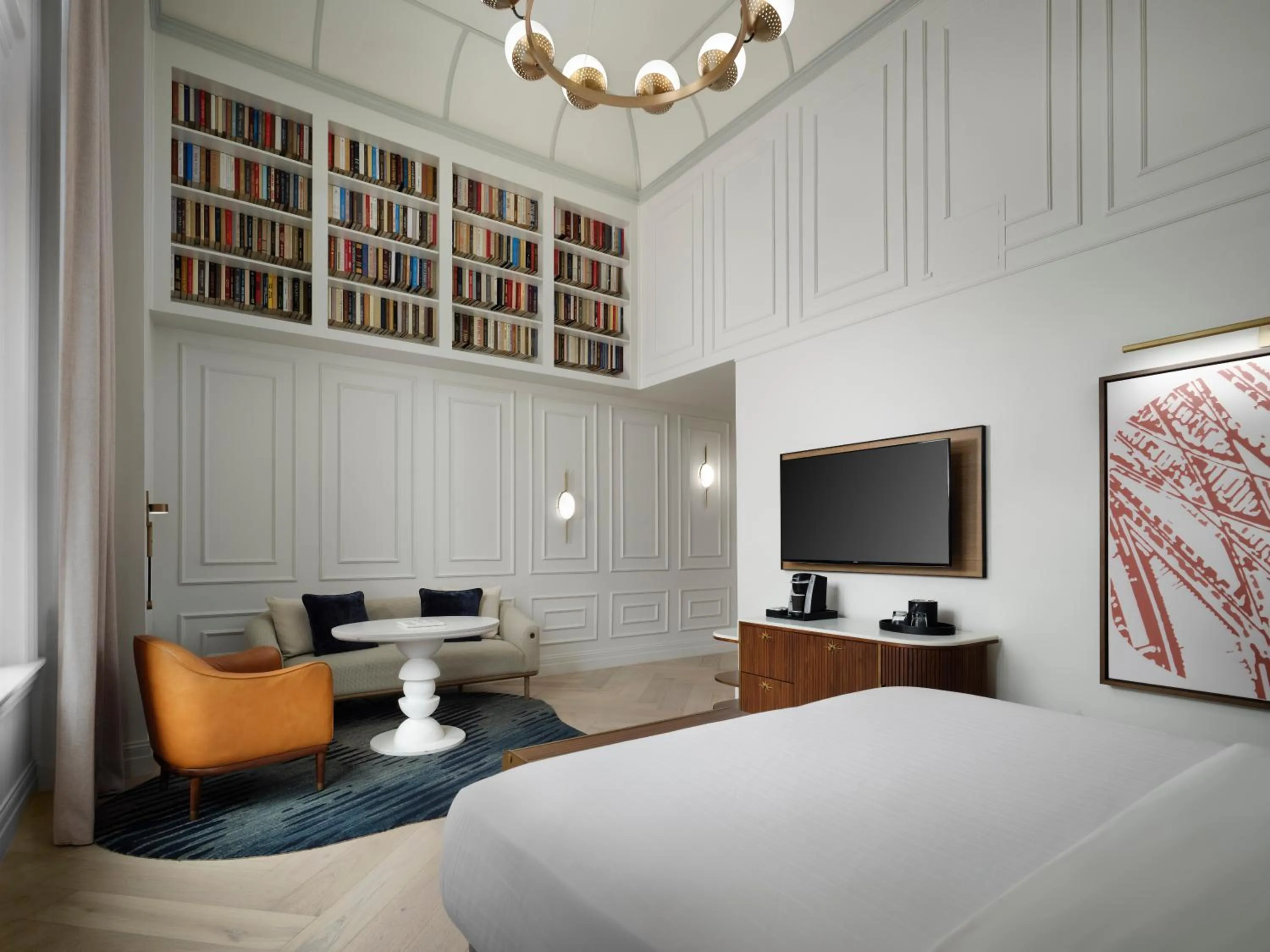 Bedroom, Bed in The Union Station Nashville Yards, Autograph Collection