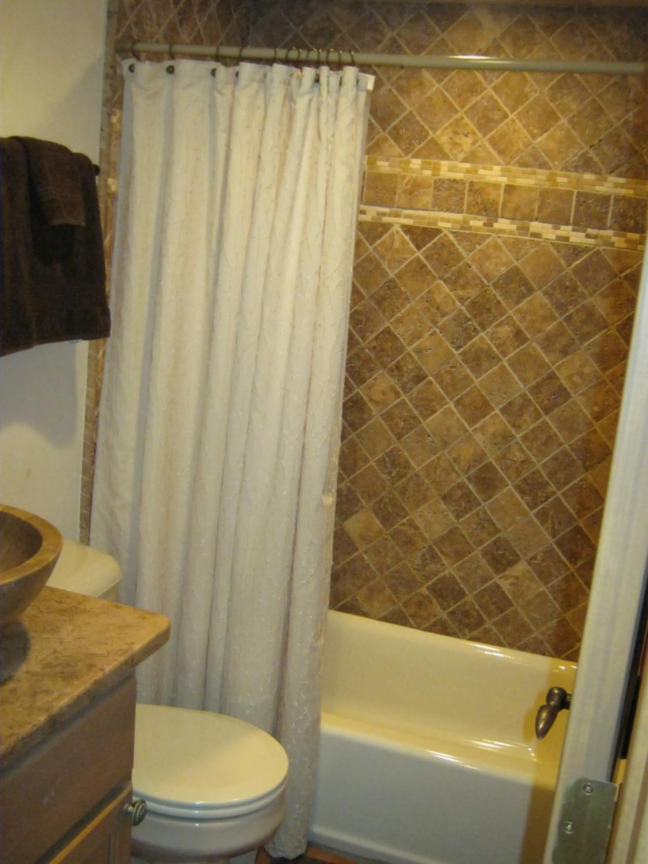 Bathroom in Shady Brook Inn Village/Resort