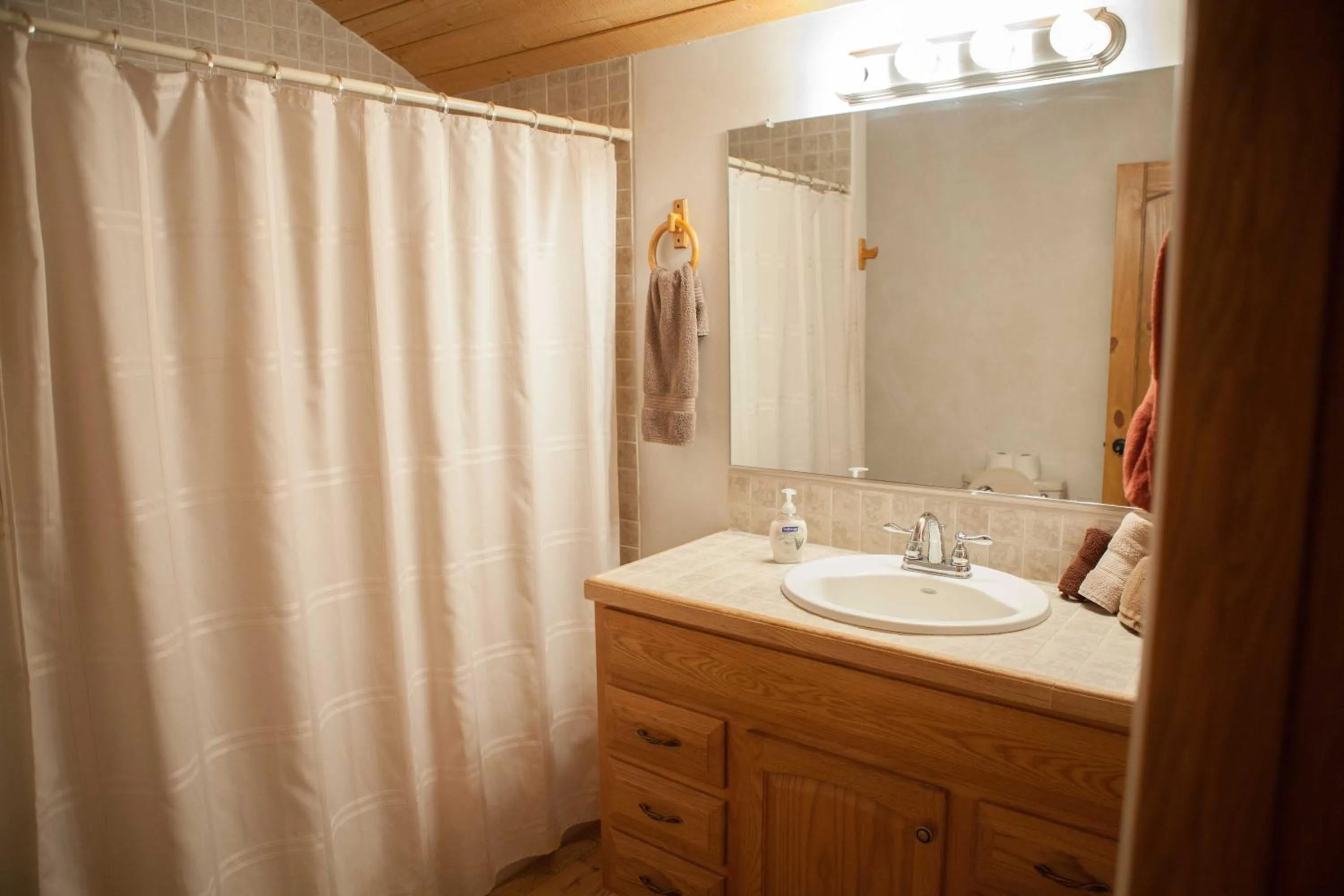 Bathroom in Shady Brook Inn Village/Resort