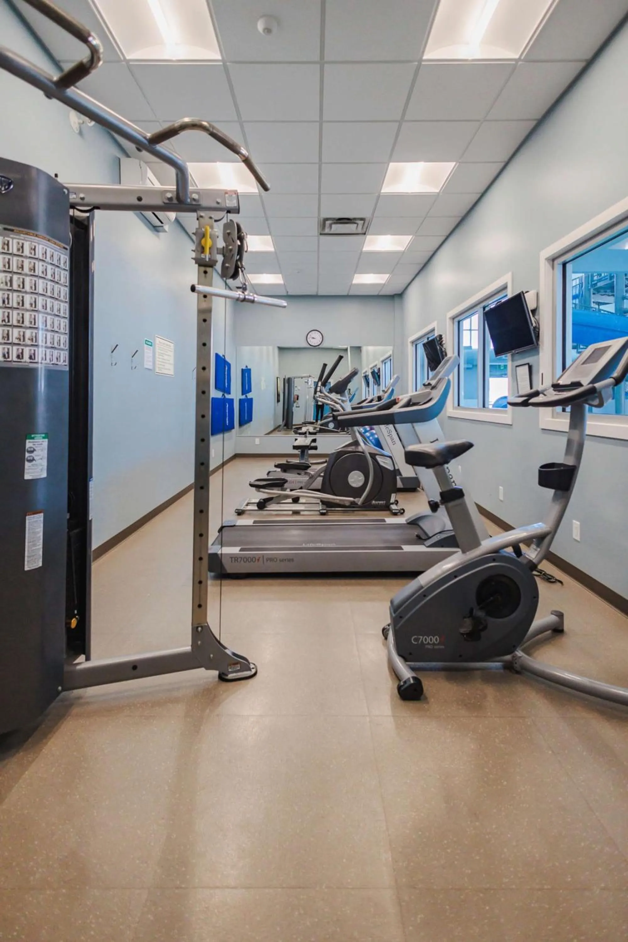 Fitness centre/facilities in Best Western Plus Lacombe Inn and Suites