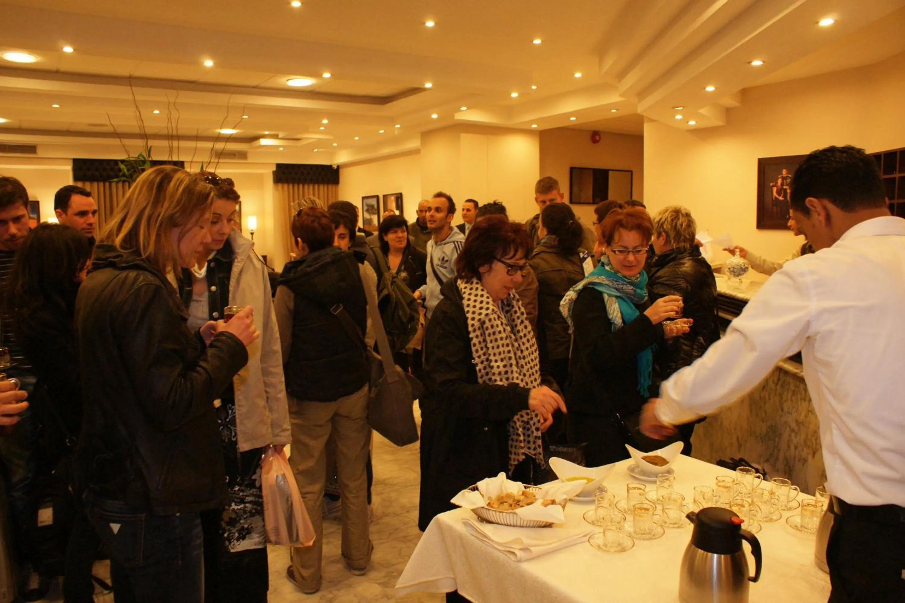 People in La Maison Hotel