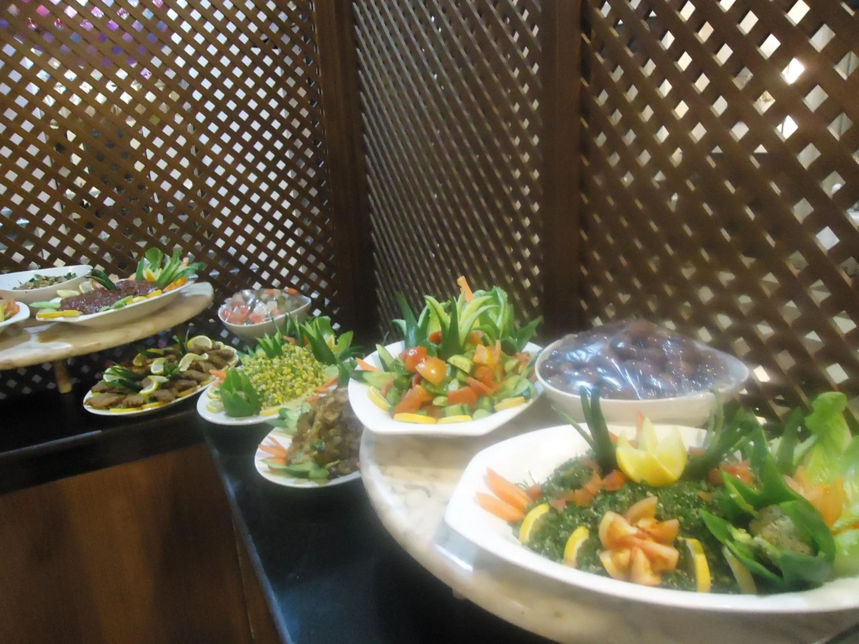 Food and drinks in La Maison Hotel