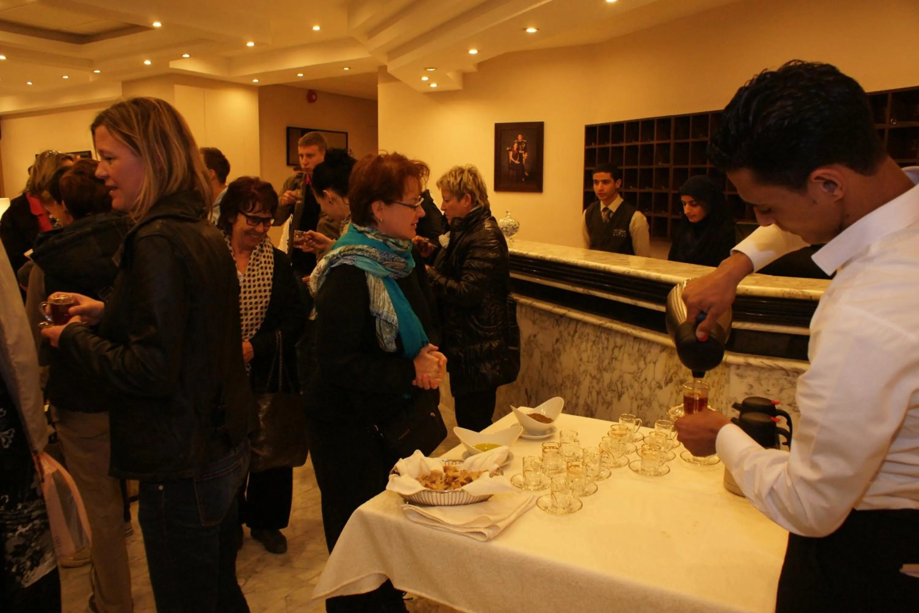 People in La Maison Hotel