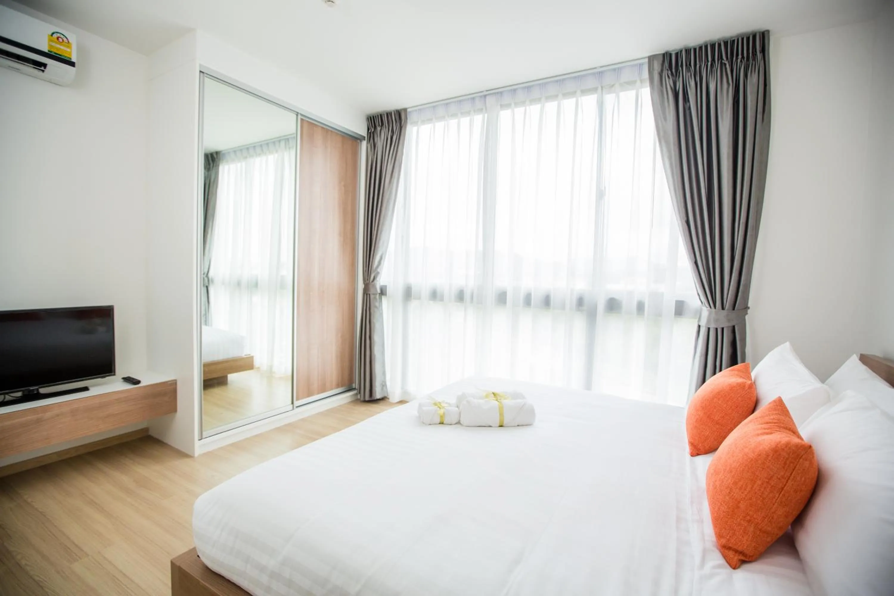 Bed in Connext Residence Phuket