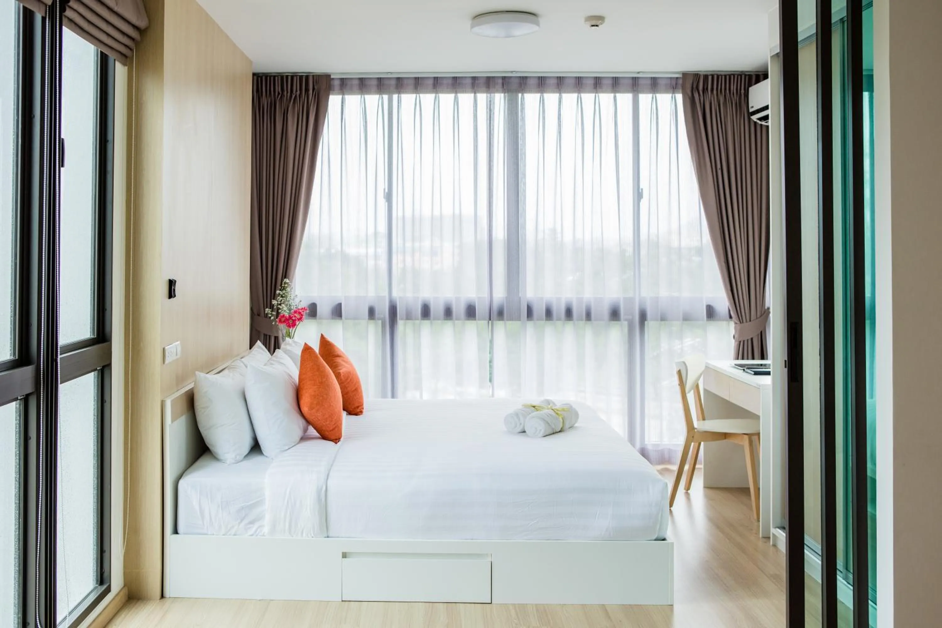 Bedroom, Bed in Connext Residence Phuket