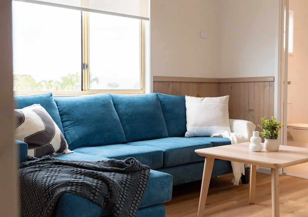 Living room in Tween Waters Merimbula