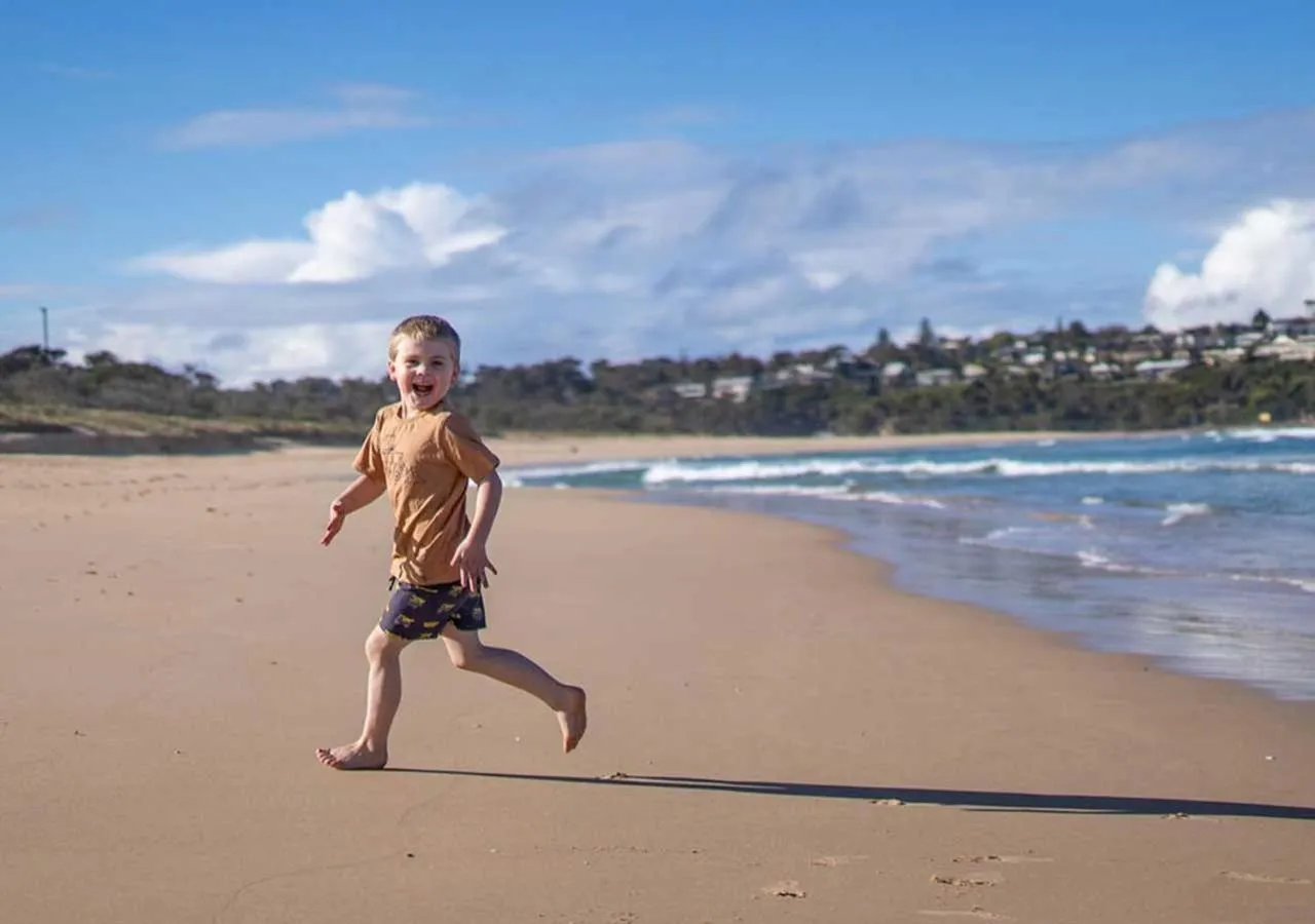 Beach in Tween Waters Merimbula