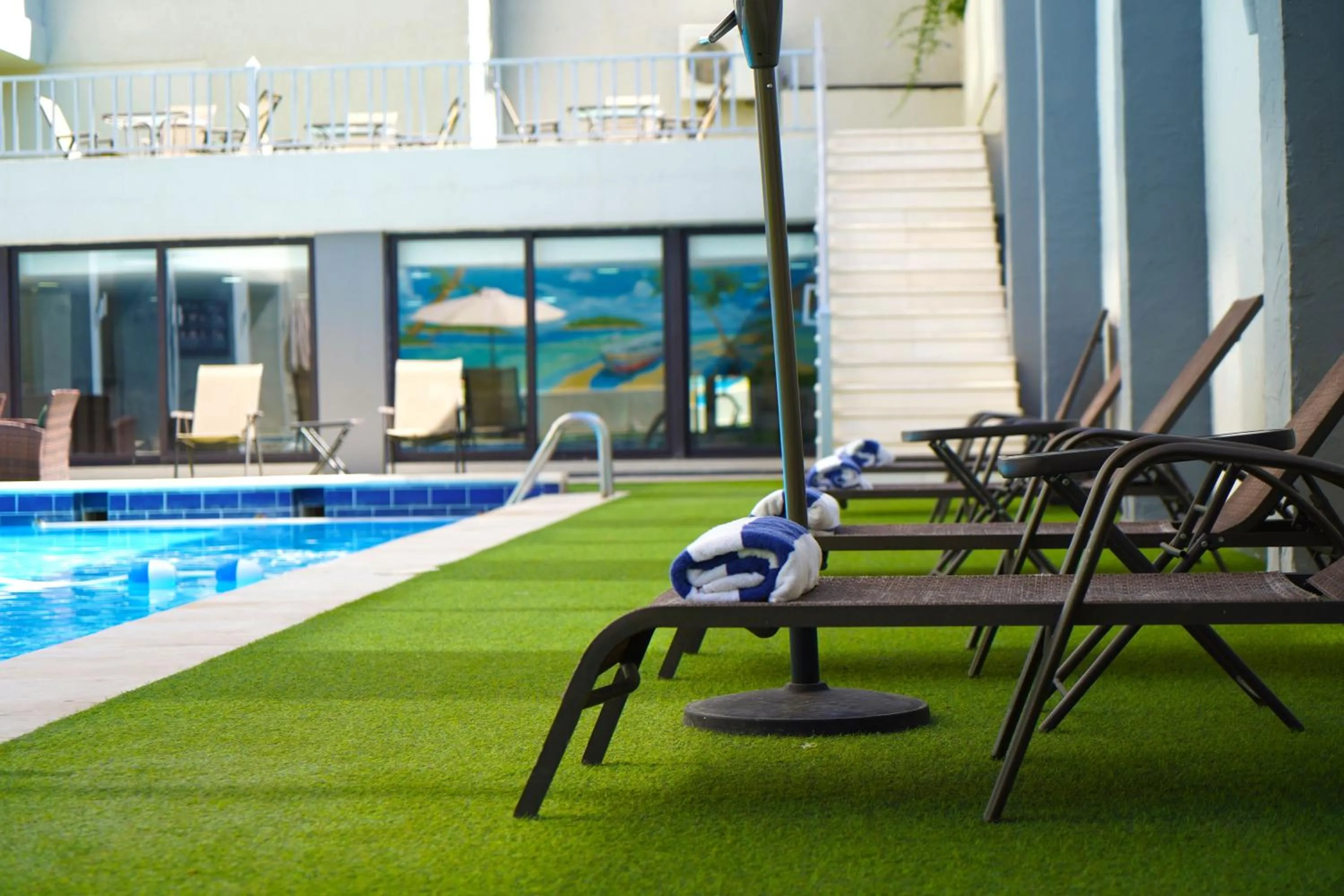 Swimming pool in MENA Tyche Hotel Amman