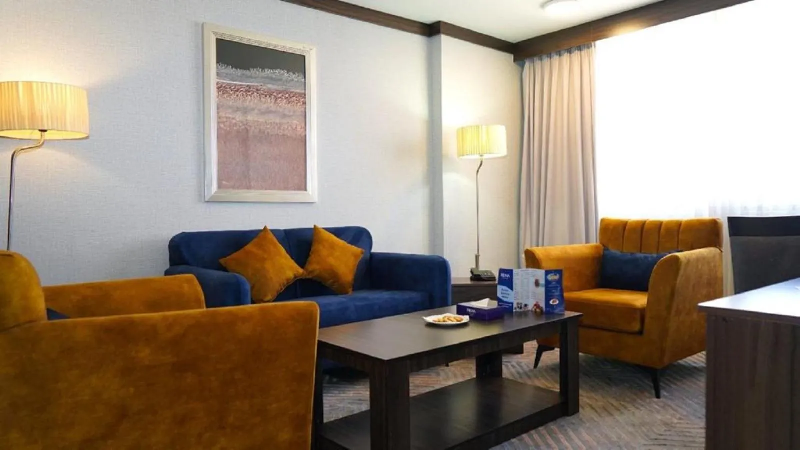 Communal lounge/ TV room in MENA Tyche Hotel Amman