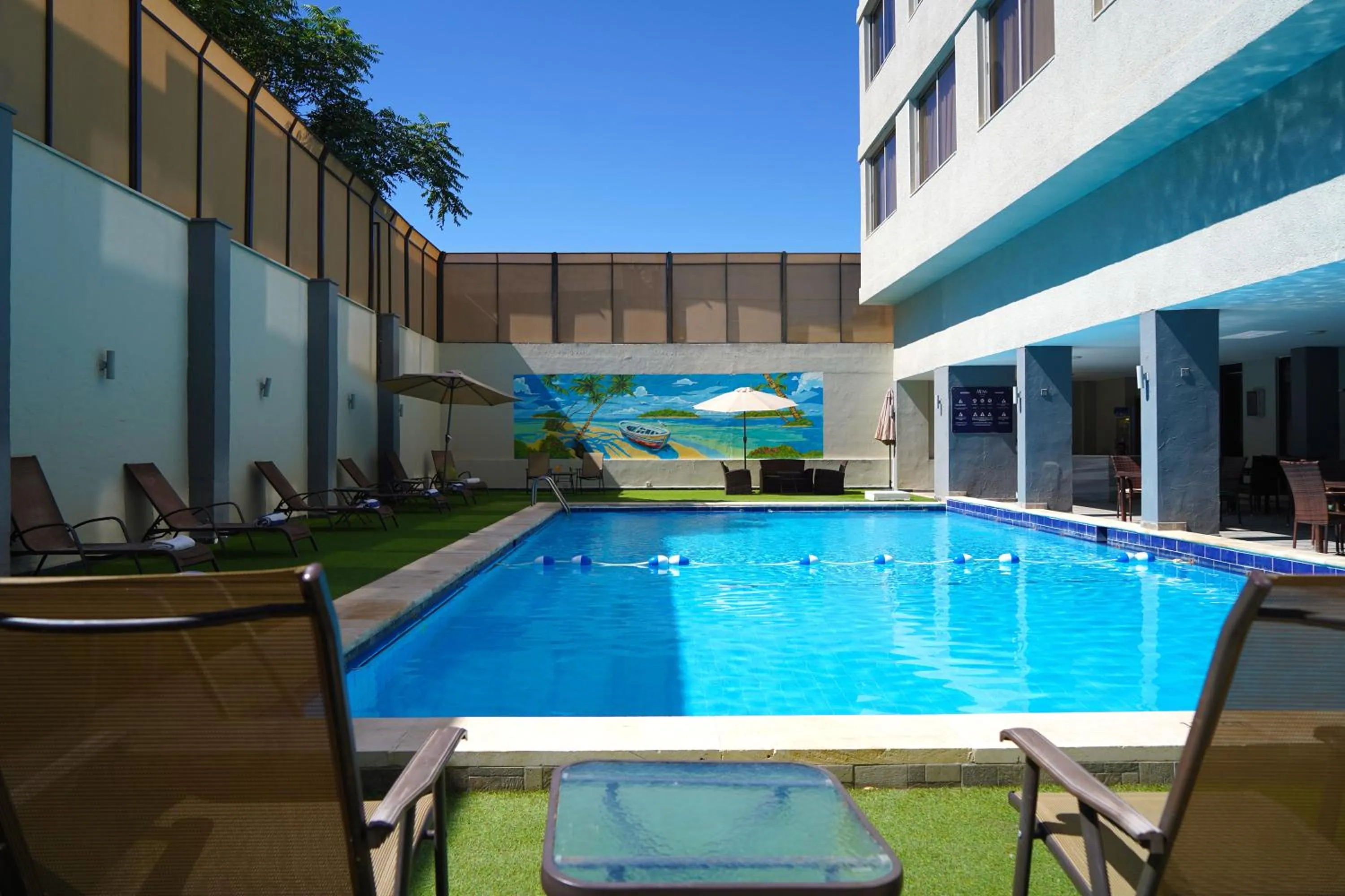 Swimming pool in MENA Tyche Hotel Amman