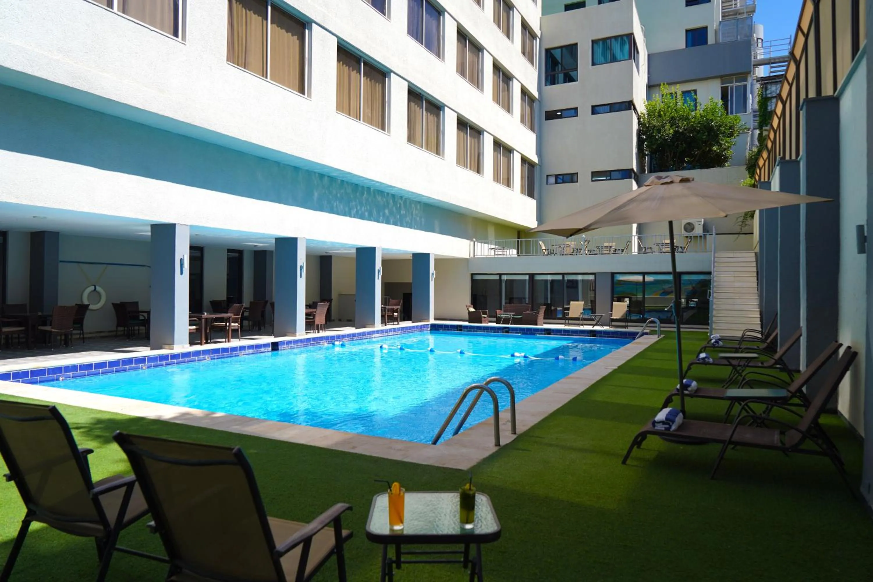 Swimming pool in MENA Tyche Hotel Amman