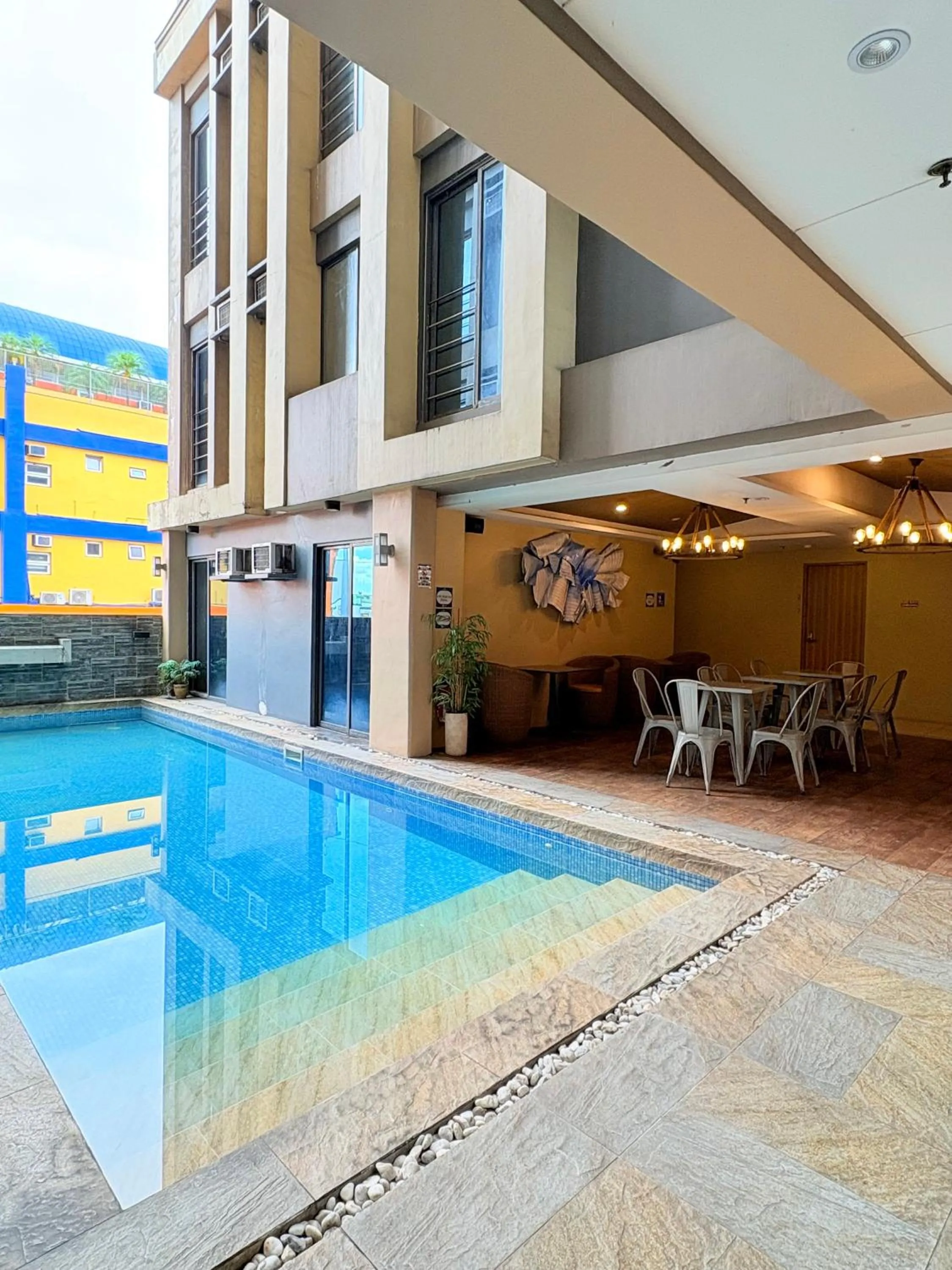 Pool view in Pacific Park Hotel