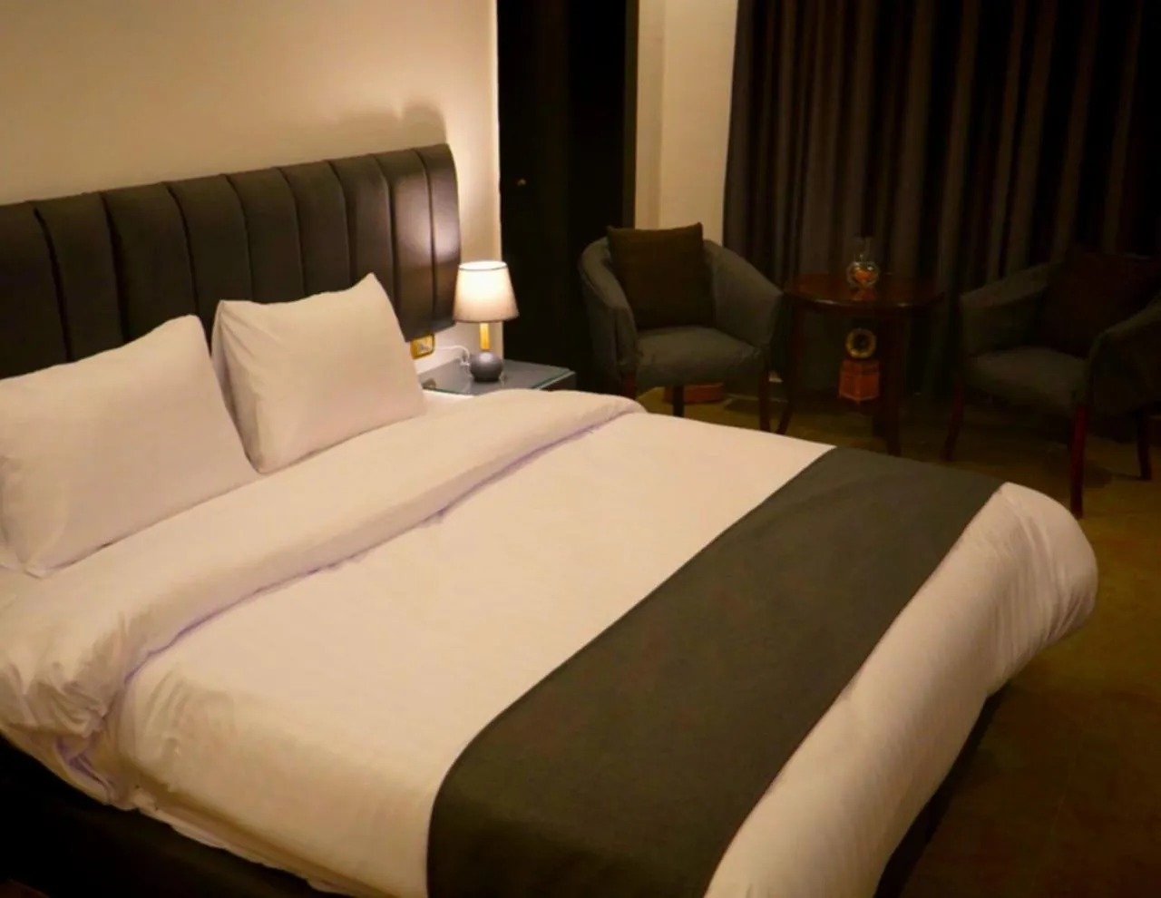 Bed in Torino Hotel Amman