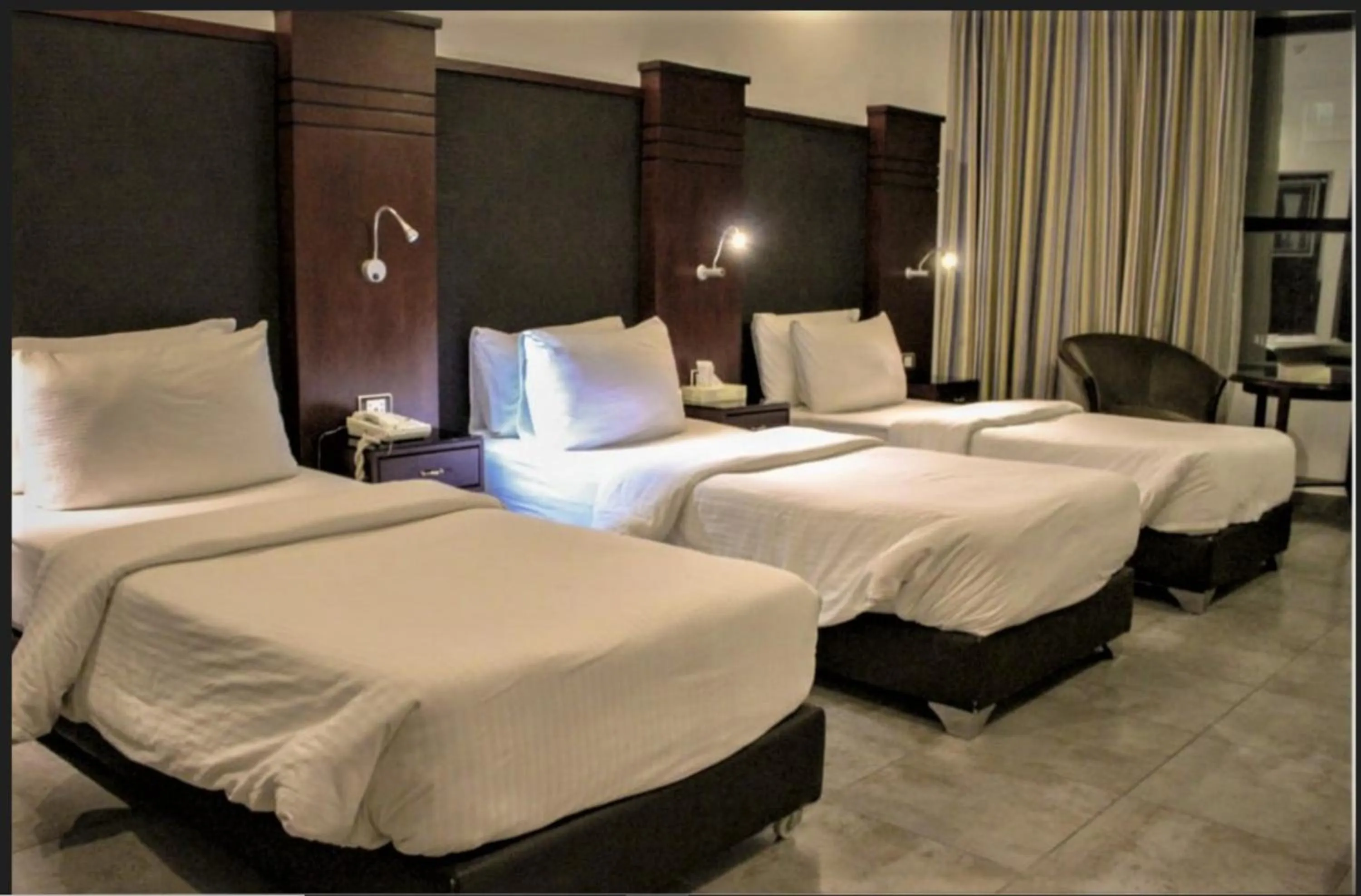 Bed in Torino Hotel Amman