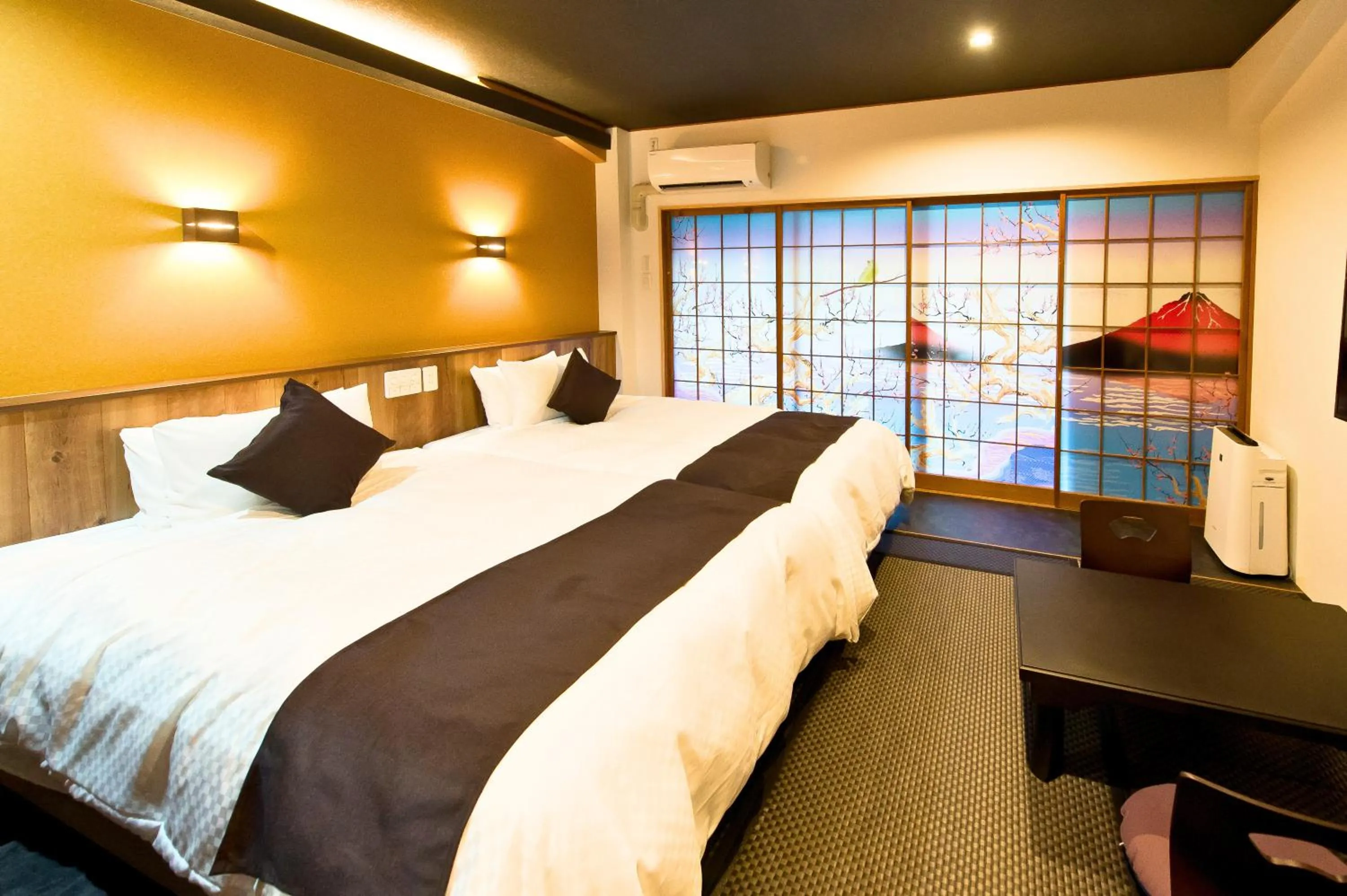 Bedroom, Bed in LiVEMAX RESORT Hakone Sengokuhara