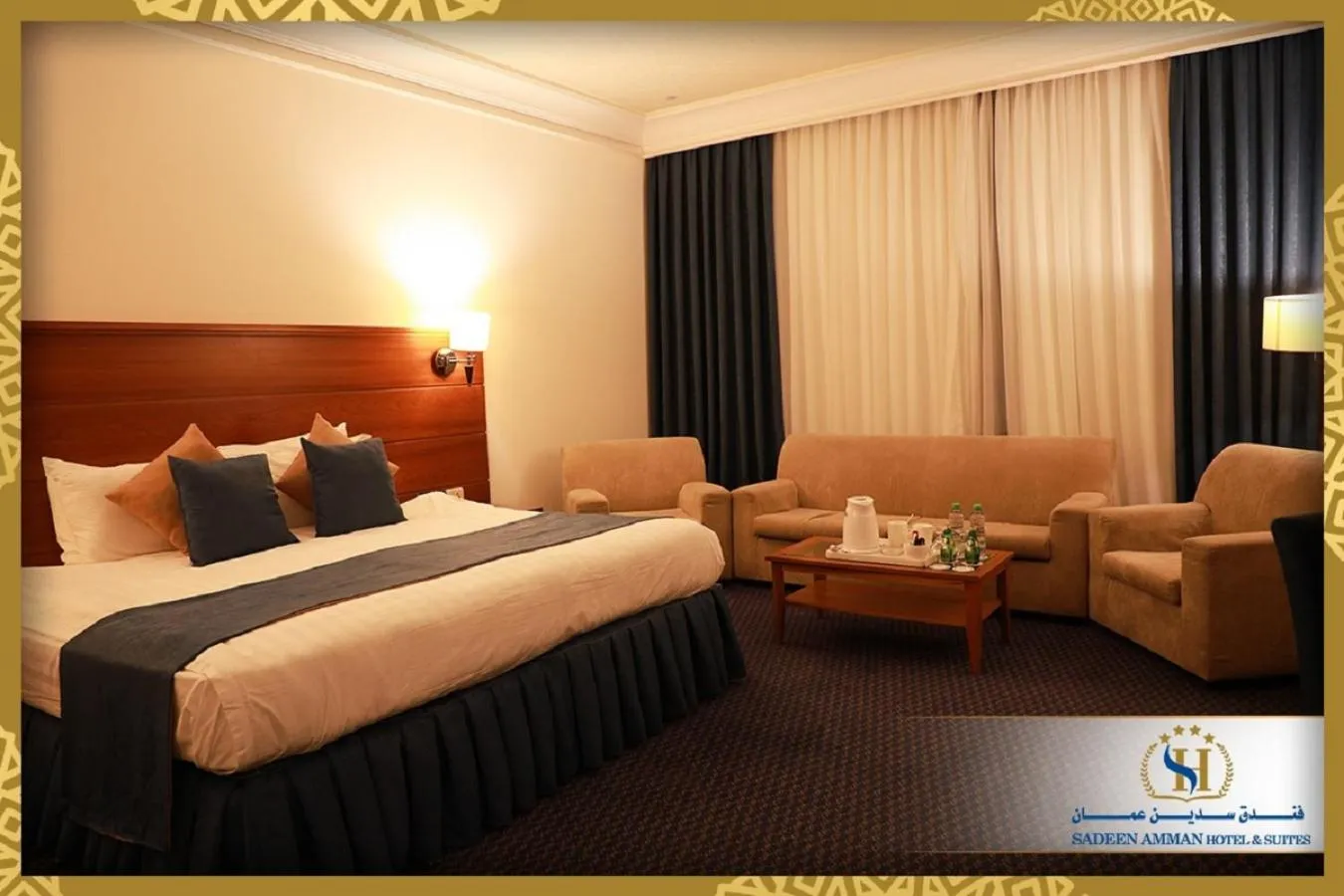 Property building, Bed in Sadeen Amman Hotel