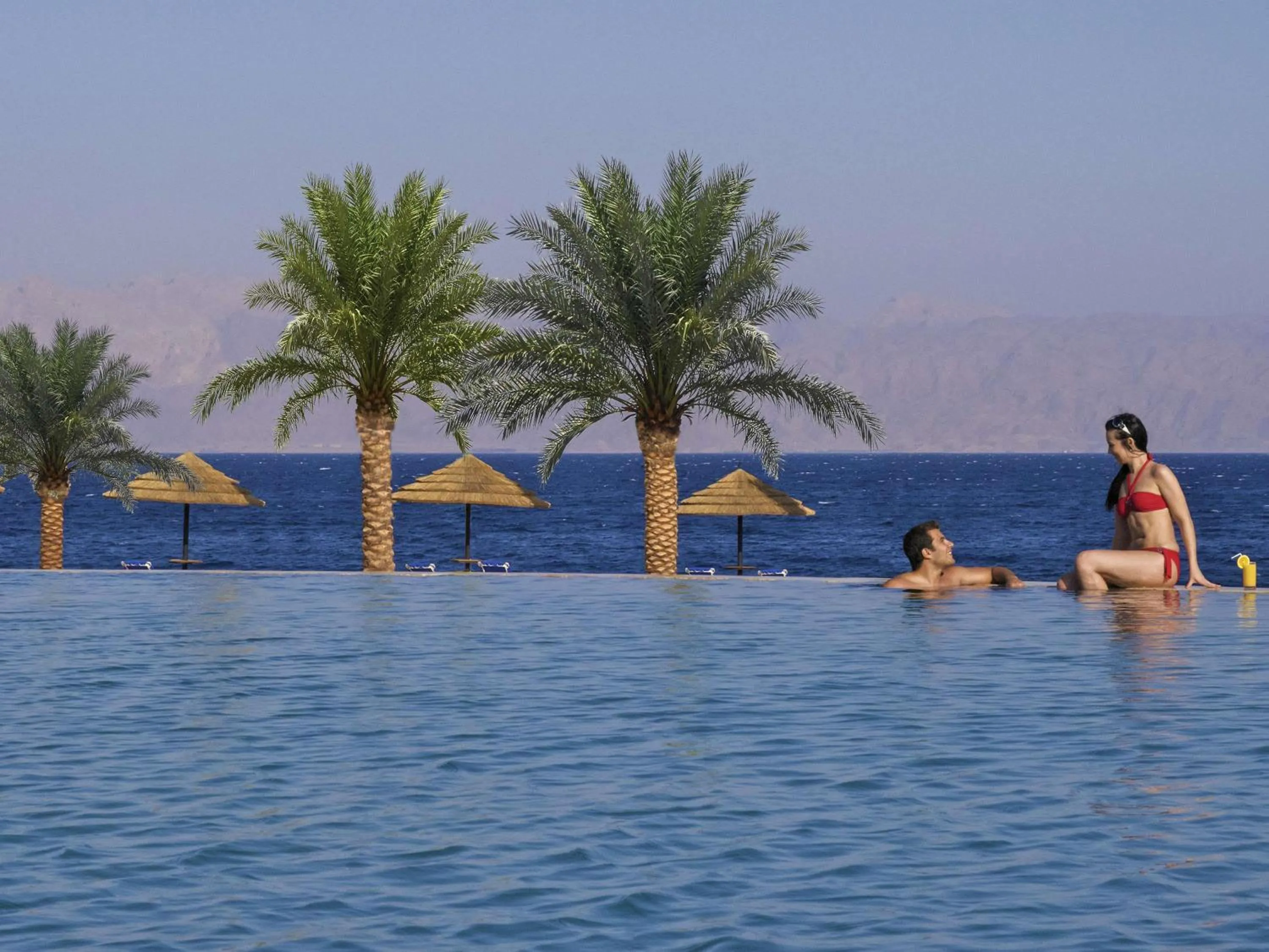 Pool view in Mövenpick Resort & Spa Tala Bay Aqaba