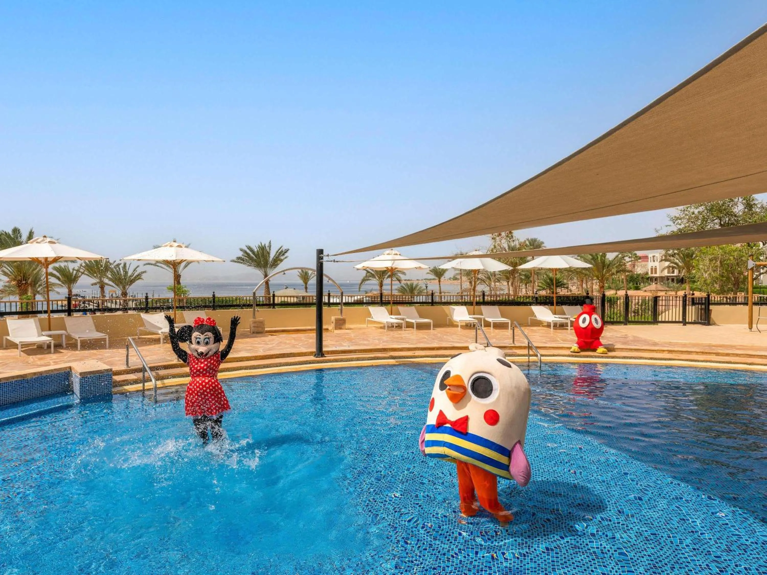 Pool view in Mövenpick Resort & Spa Tala Bay Aqaba