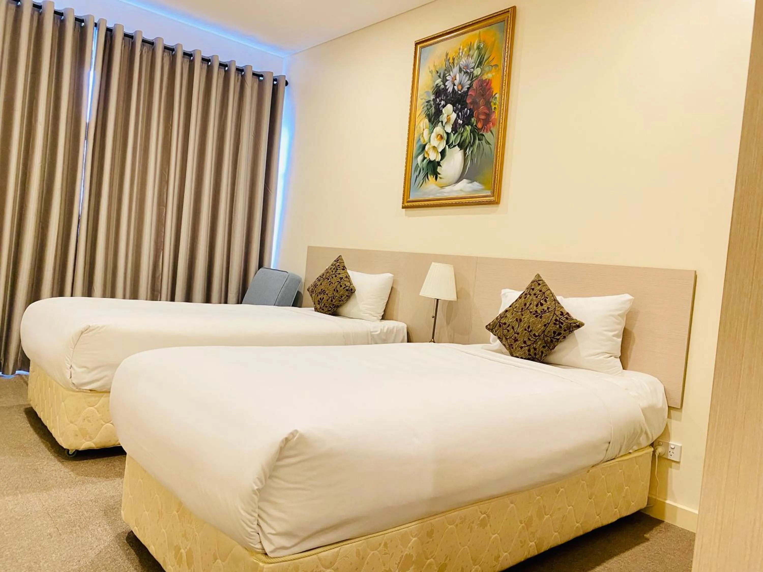 Bed in Parklane Motel Murray Bridge