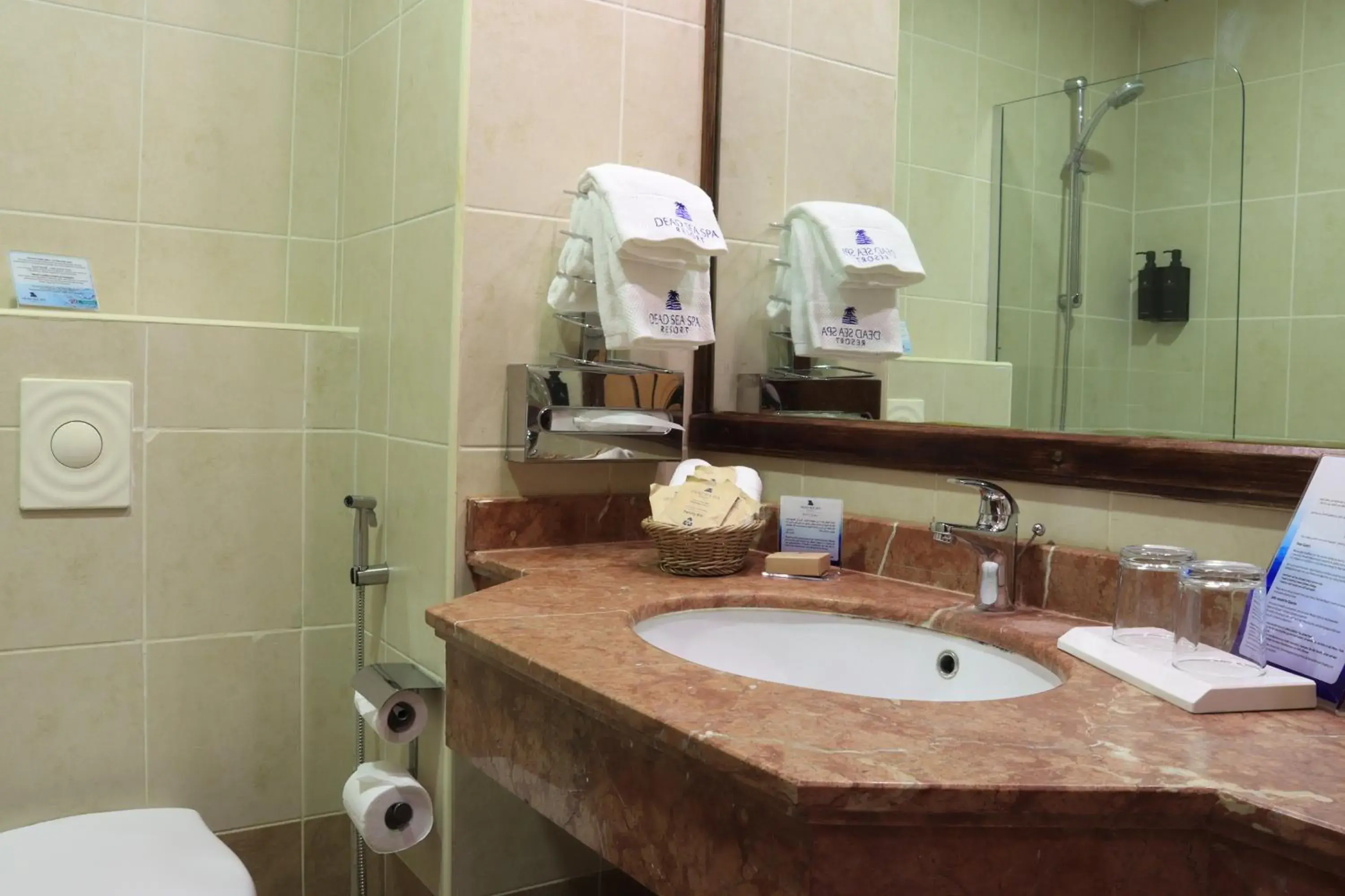 Standard Double or Twin Room with Sea View in Dead Sea Spa Hotel Standard Double or Twin Room with Sea View in Dead Sea Spa Hotel