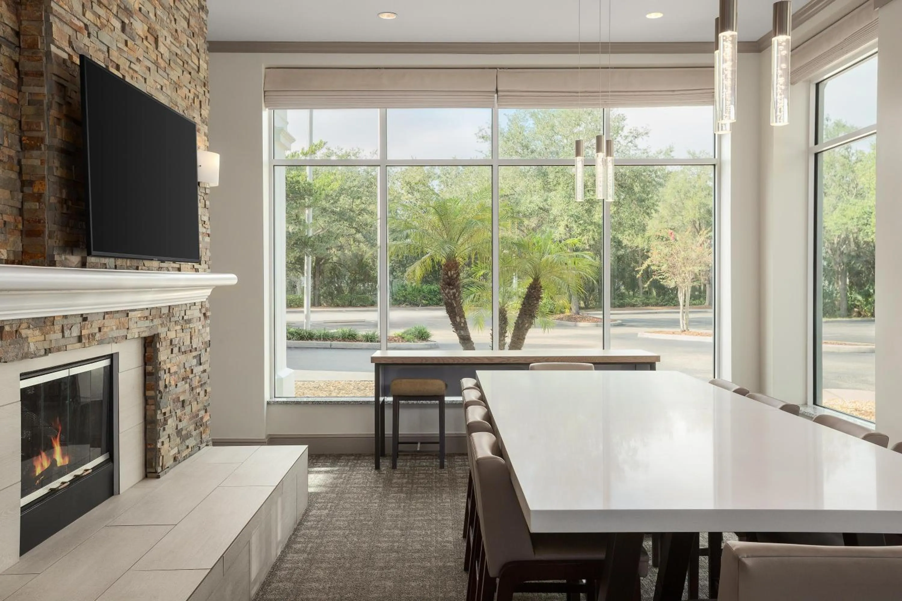 Lobby or reception in Hilton Garden Inn Tampa North