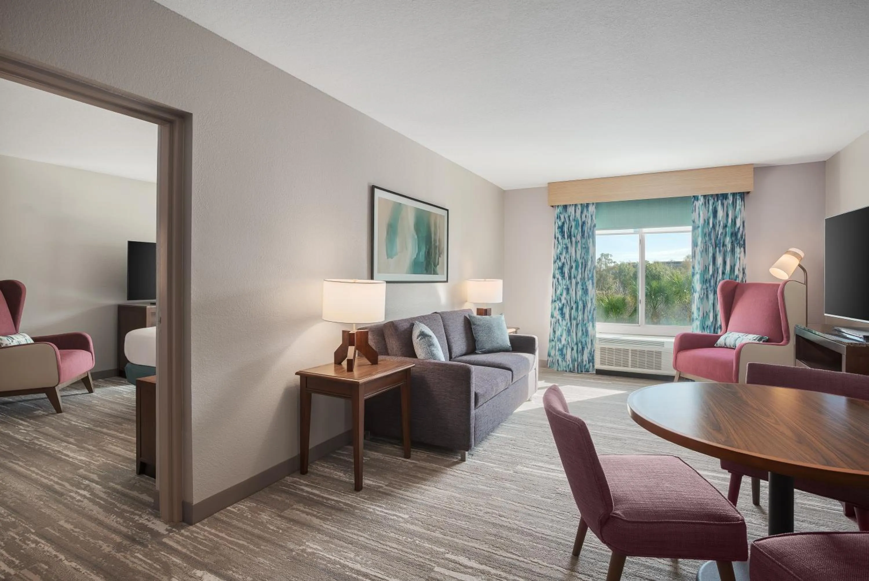 Living room in Hilton Garden Inn Tampa North