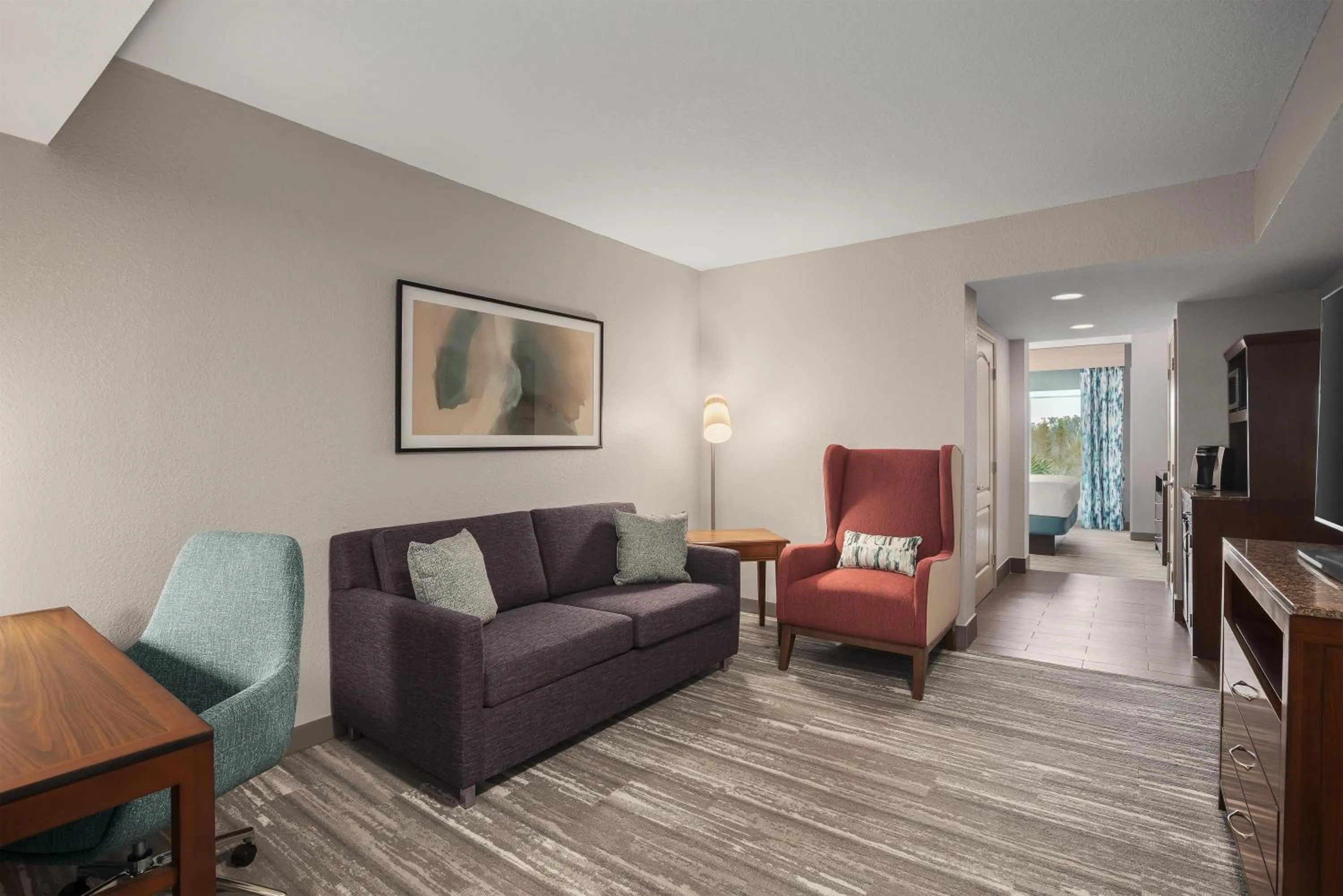 Living room in Hilton Garden Inn Tampa North