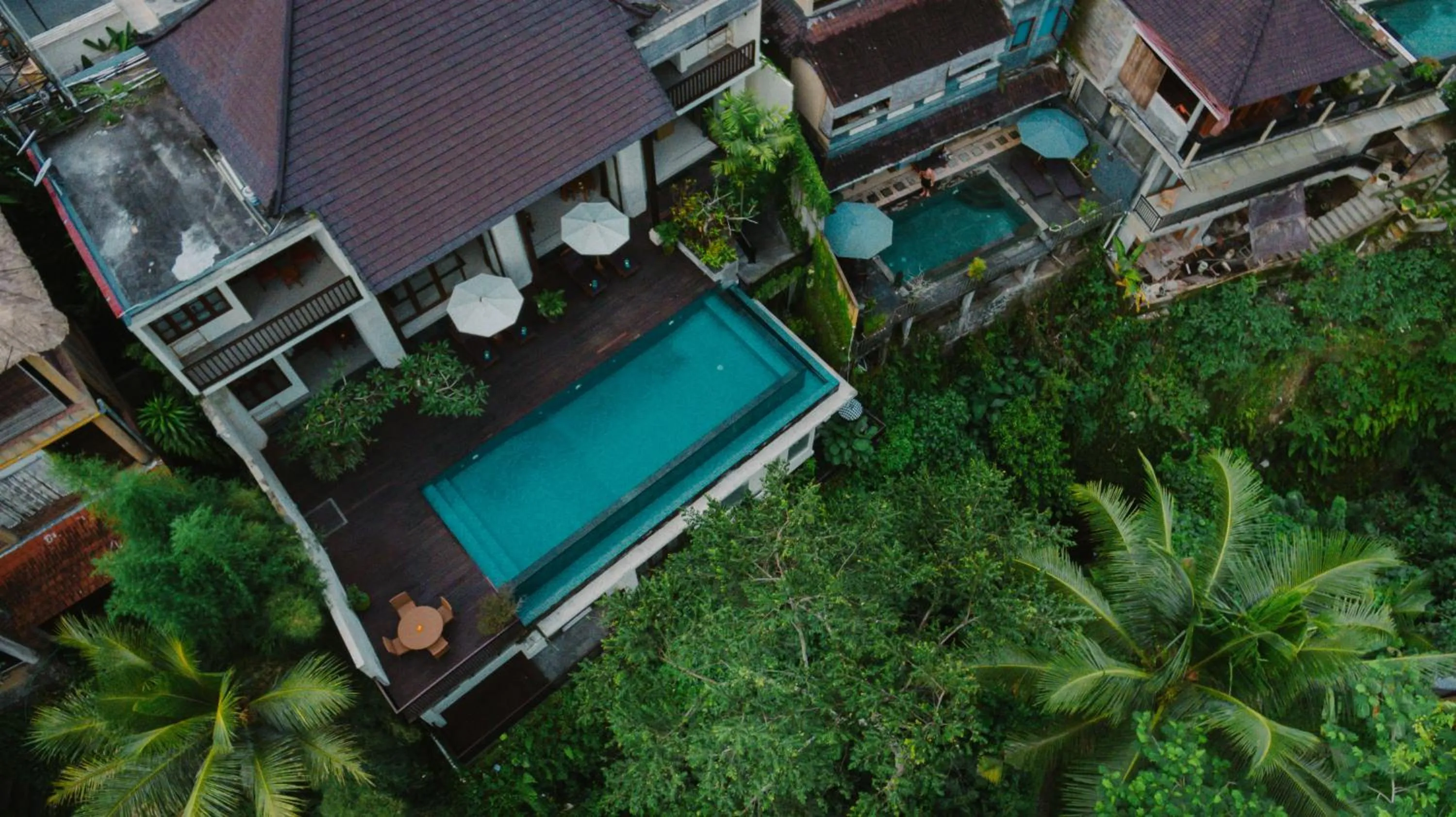 Swimming pool in River Sakti Ubud by Prasi