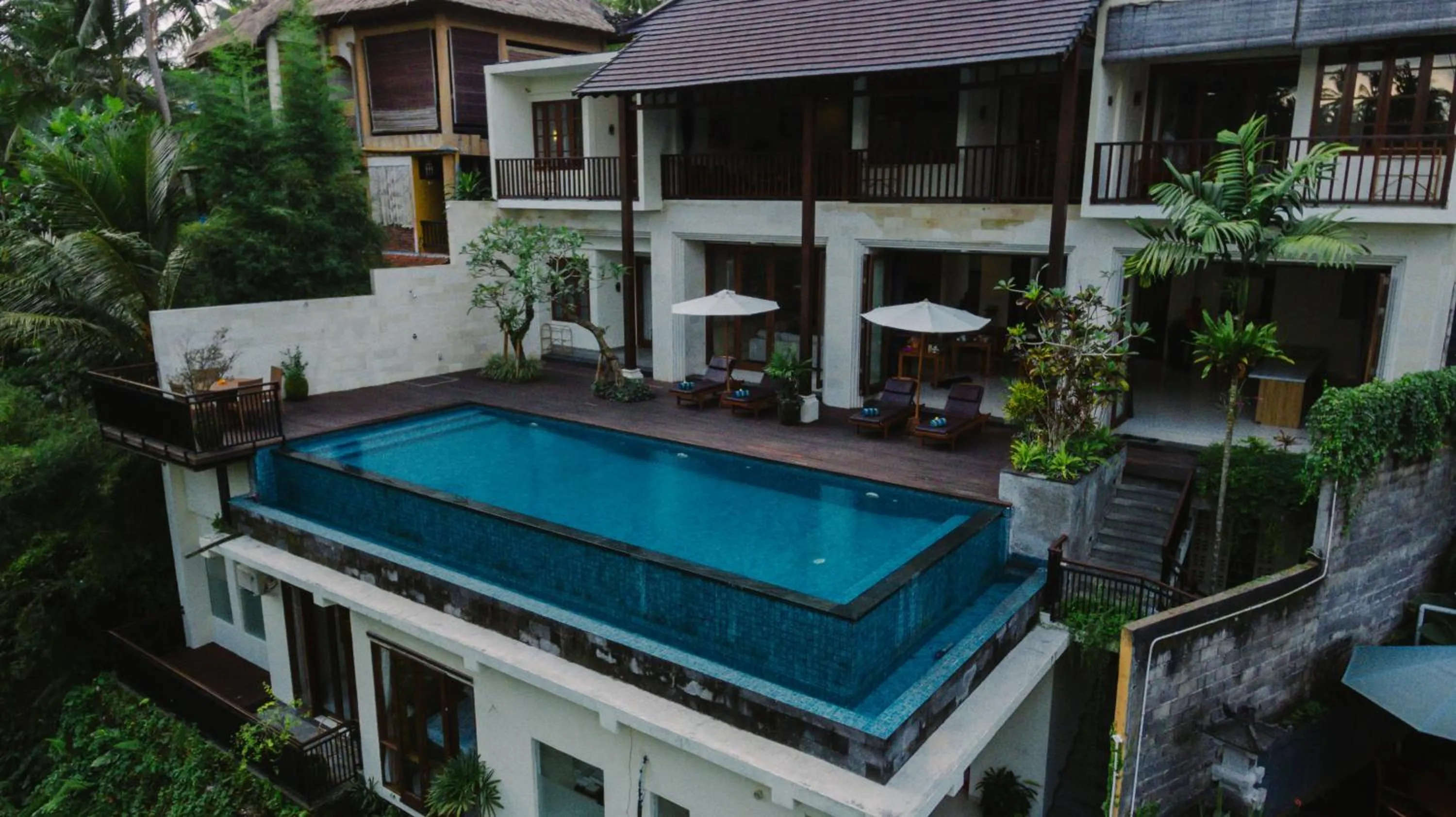 Pool view in River Sakti Ubud by Prasi