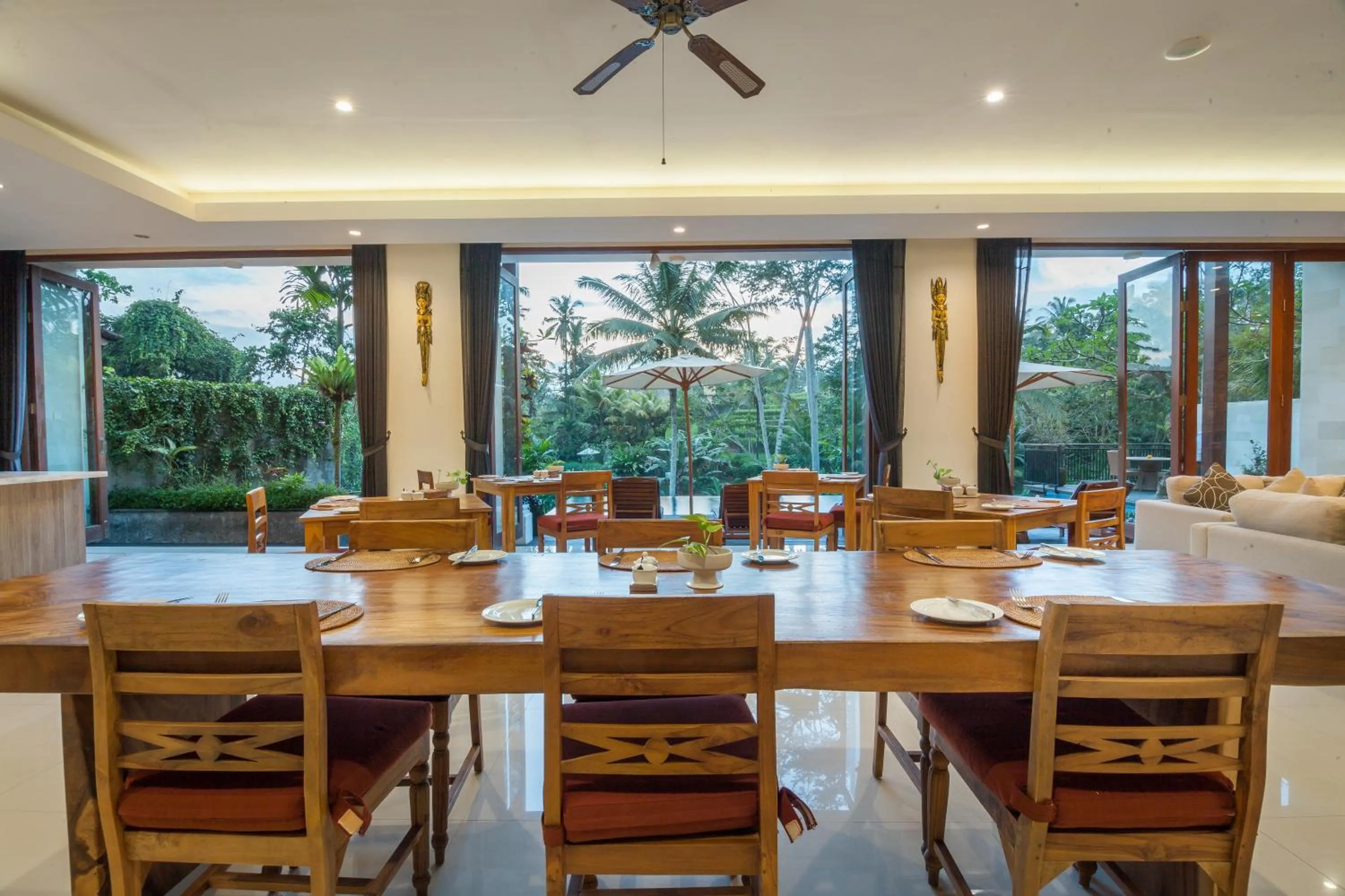 Area and facilities in River Sakti Ubud by Prasi