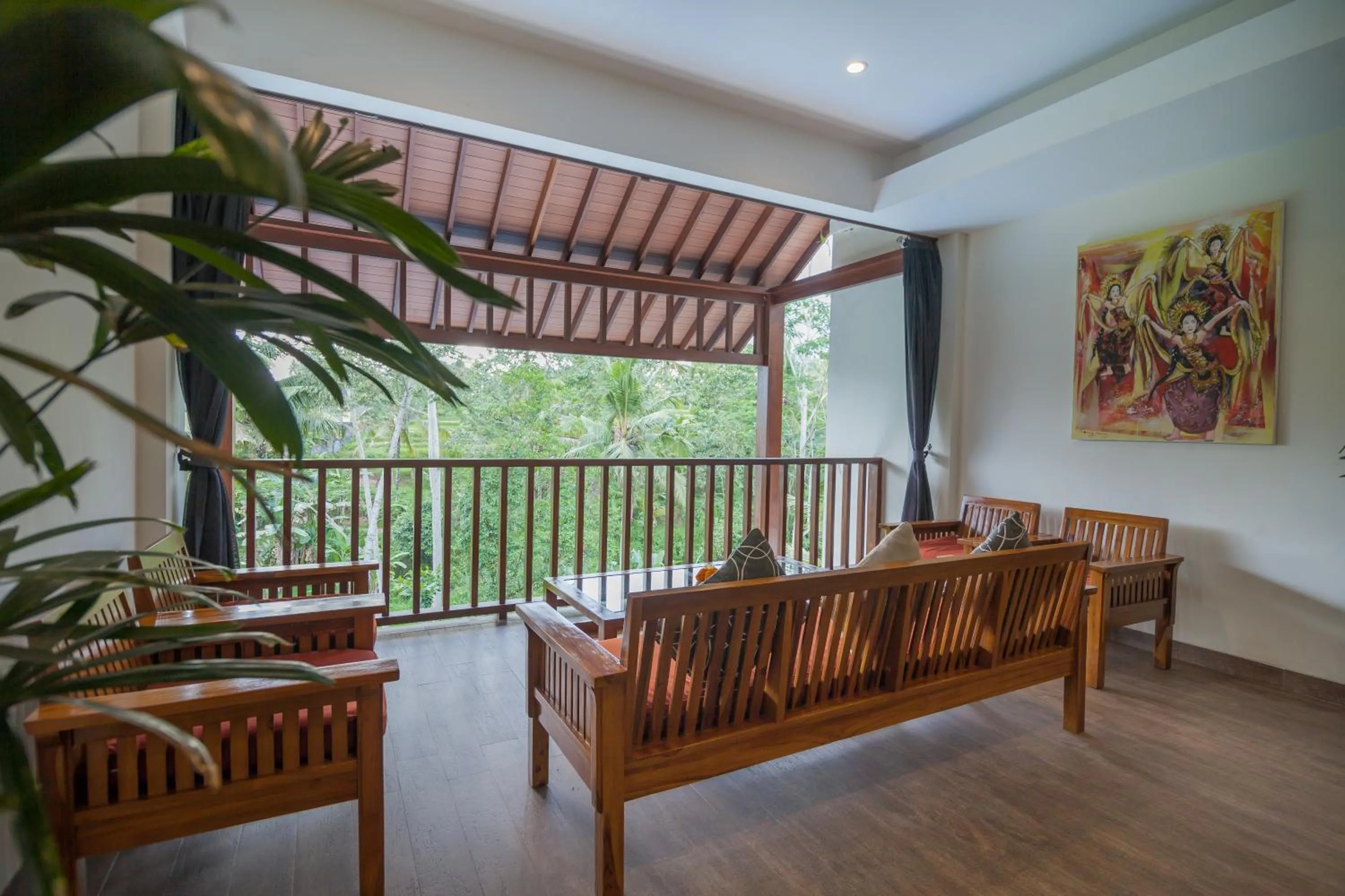 Lobby or reception in River Sakti Ubud by Prasi