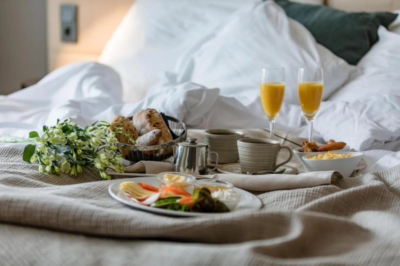 Bed in Clarion Hotel Gillet