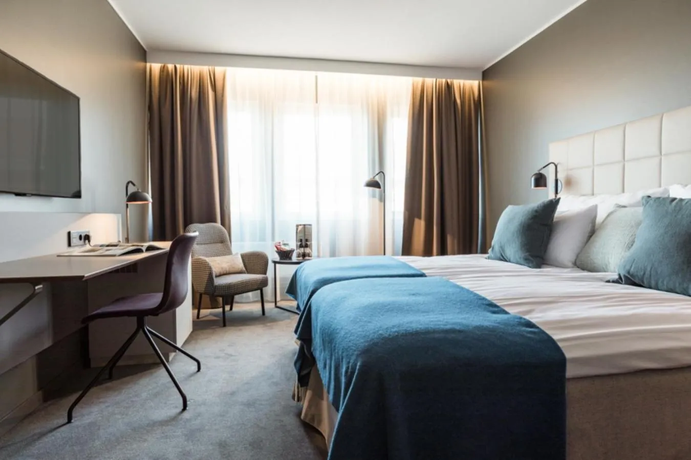 Bed in Clarion Hotel Gillet