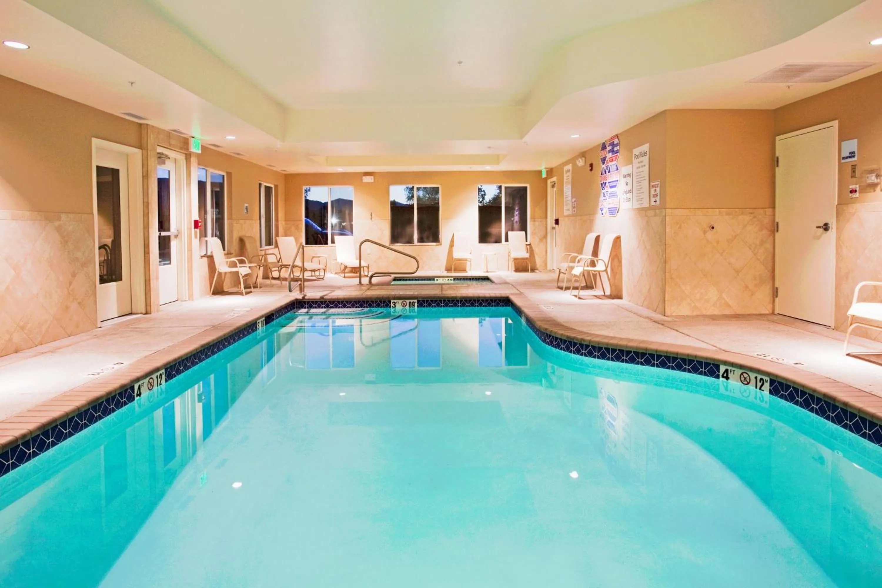 Swimming pool in Holiday Inn Express Reno Airport by IHG
