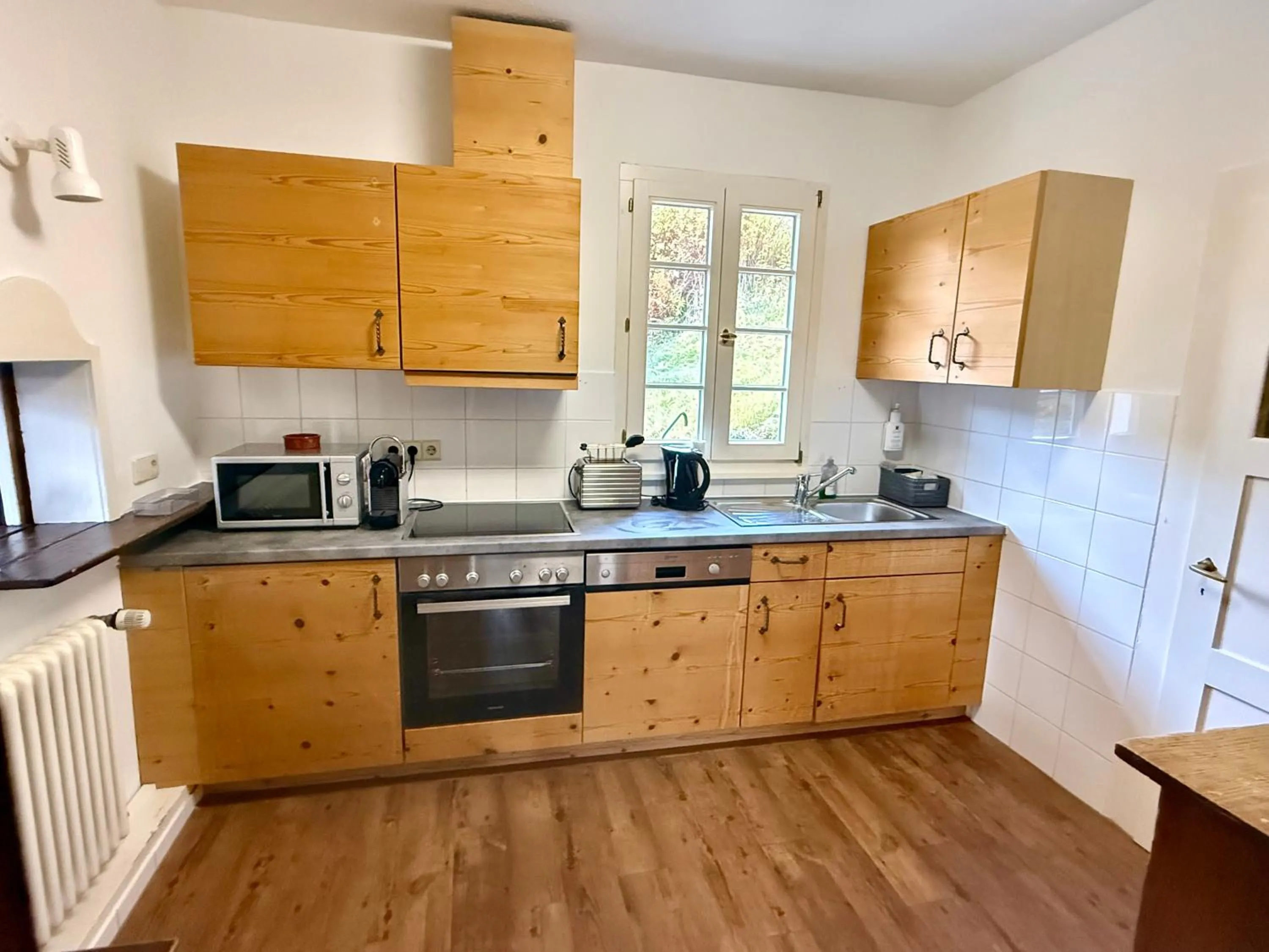 Kitchen or kitchenette in Hotel Schlehdorn