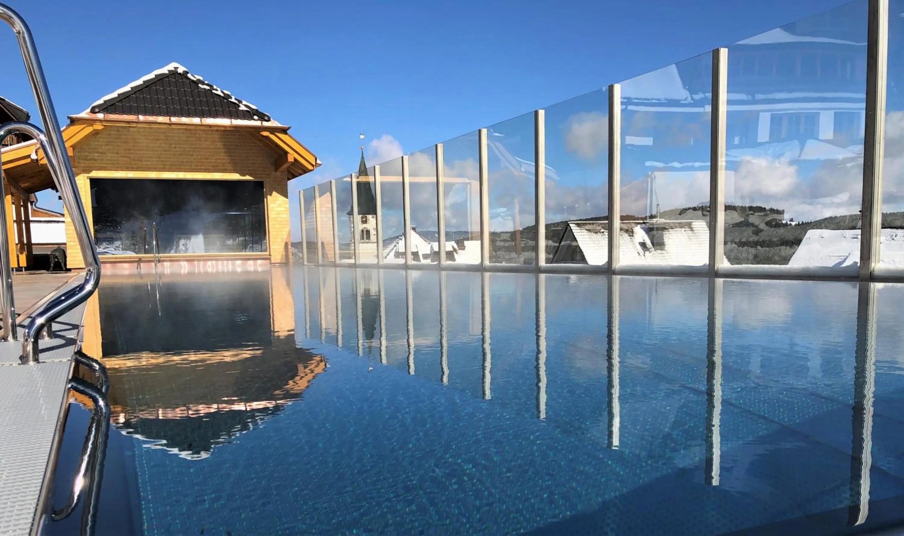 Swimming pool in Hotel Schlehdorn