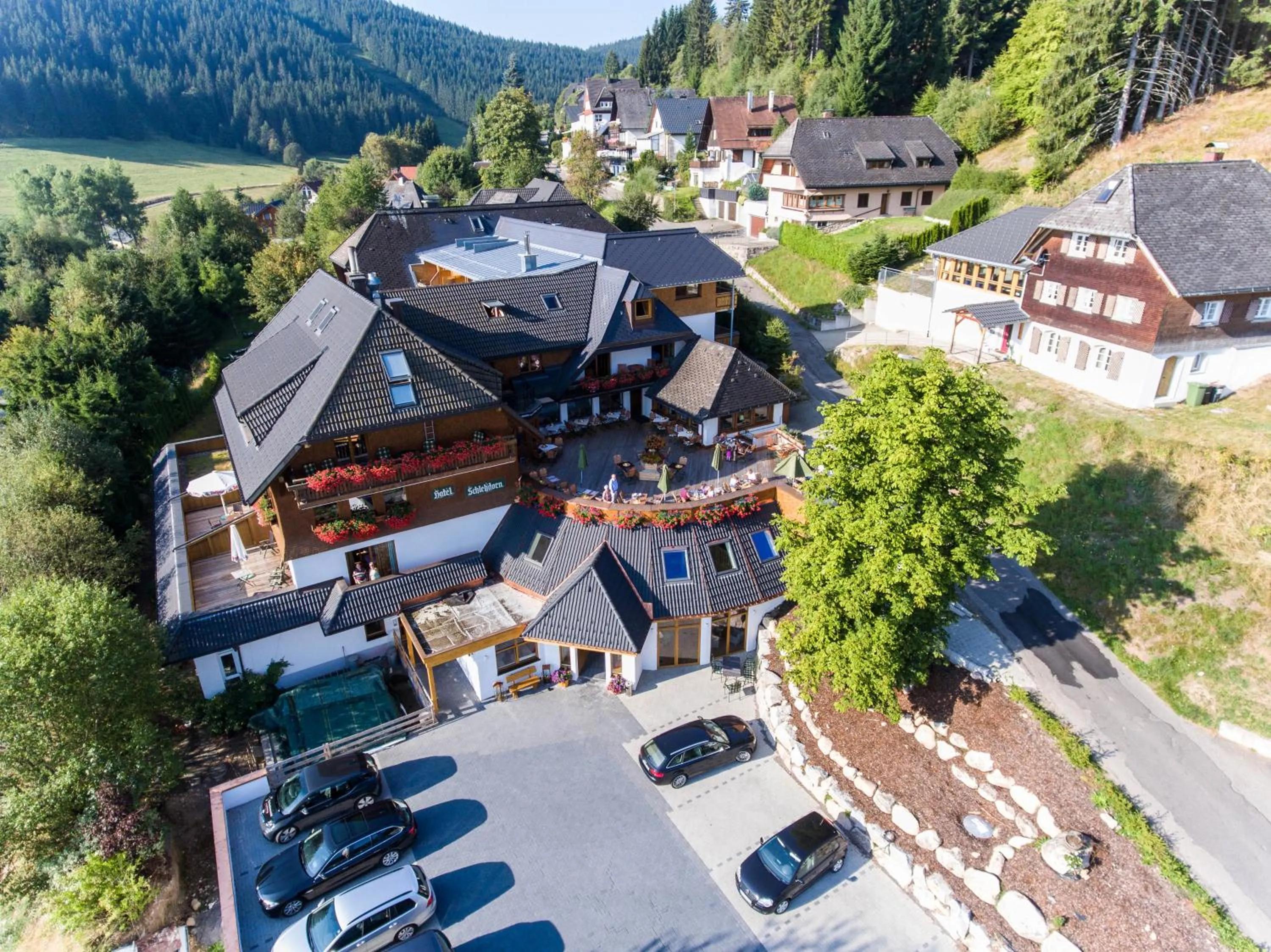 Bird's eye view in Hotel Schlehdorn