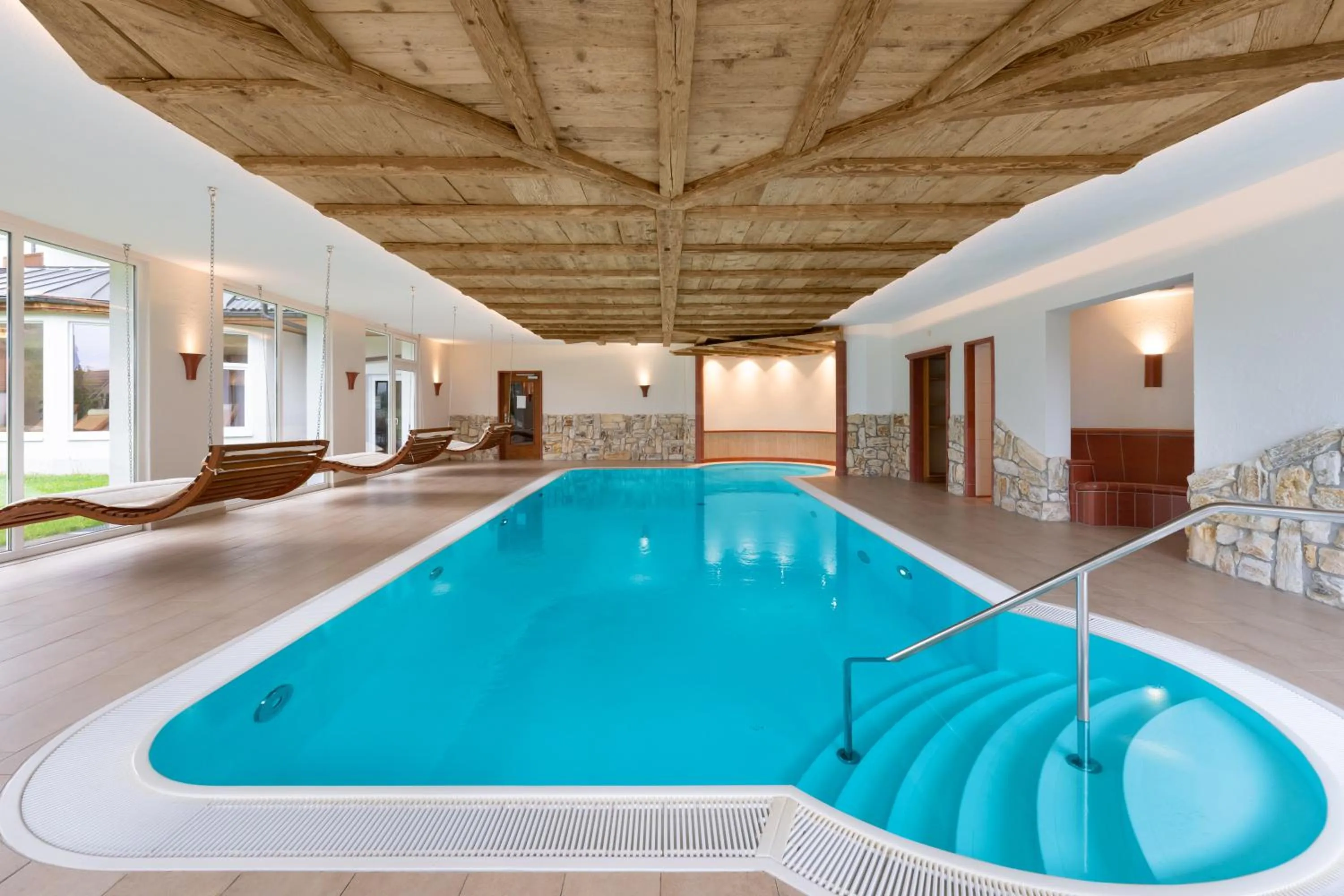 Swimming pool in Hotel Schlehdorn