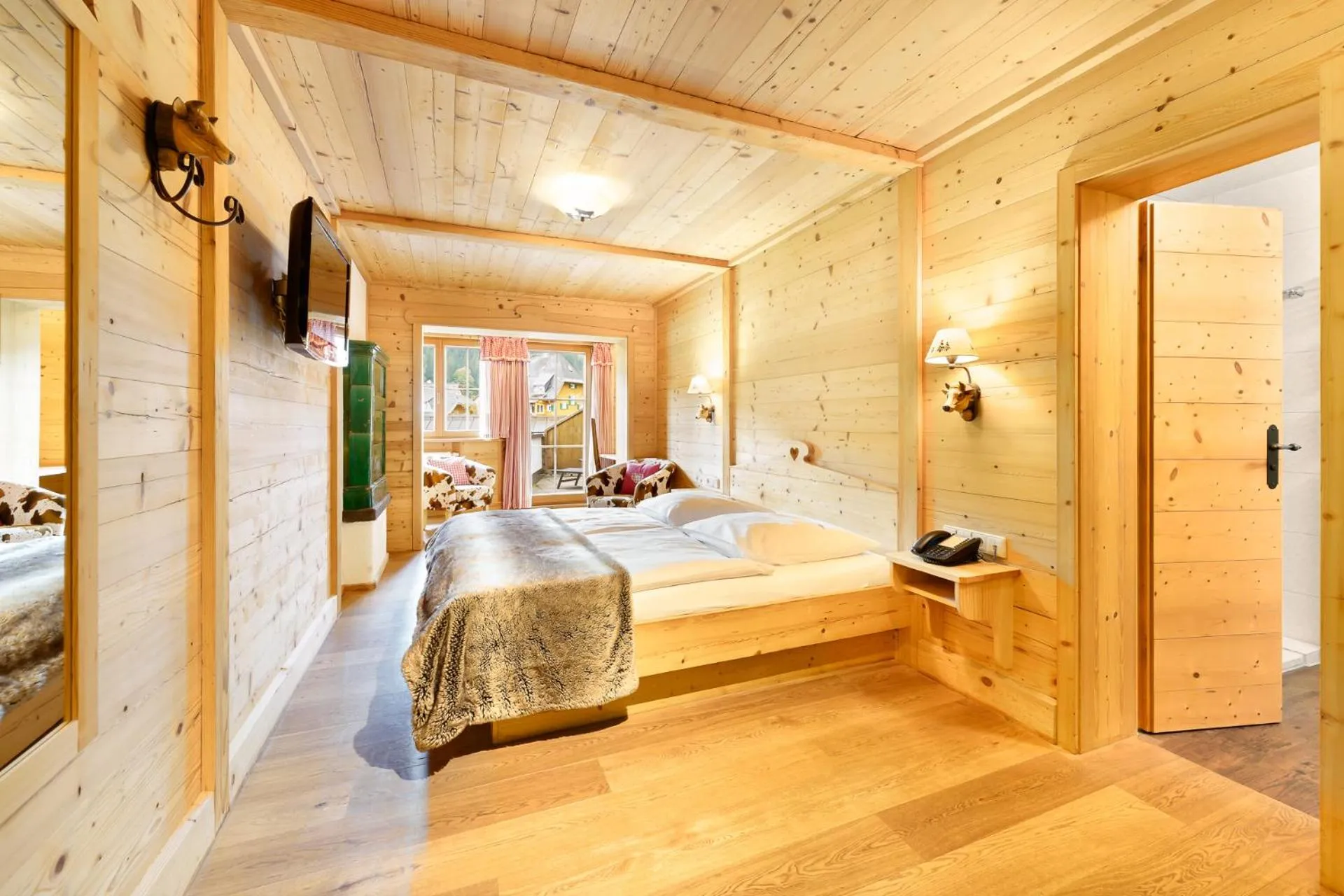 Bedroom, Bed in Hotel Schlehdorn