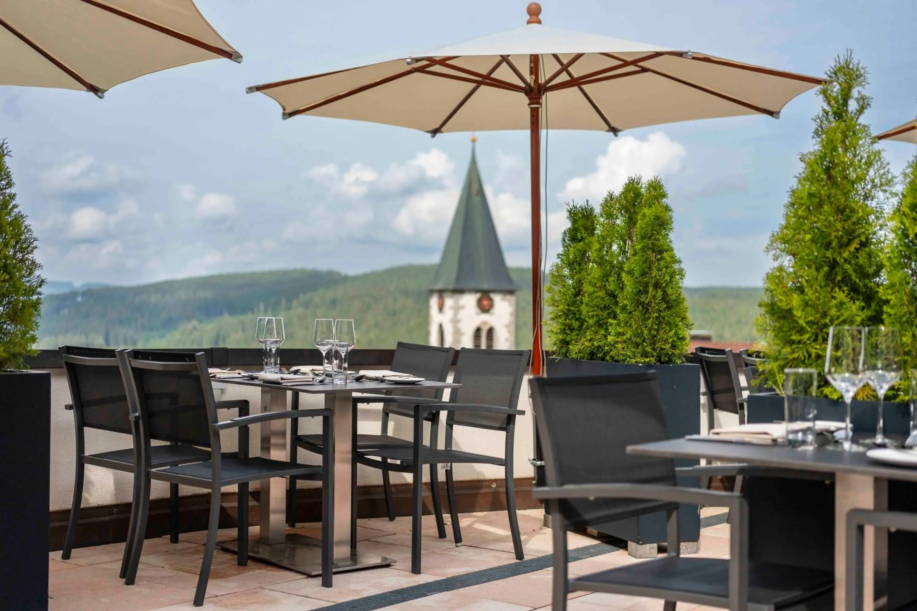 Balcony/Terrace in Hotel Schlehdorn