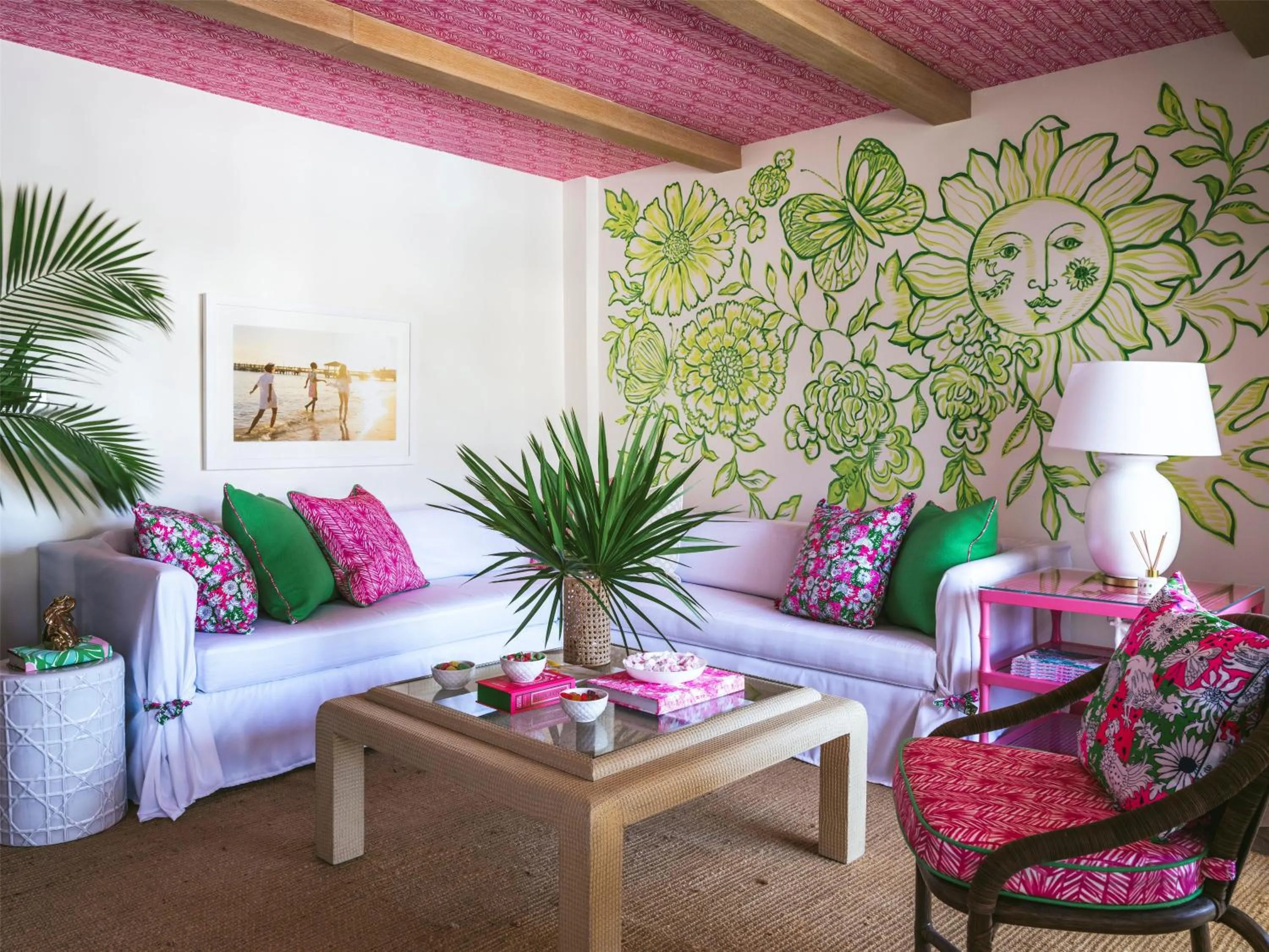 Living room in Casa Marina Key West, Curio Collection by Hilton