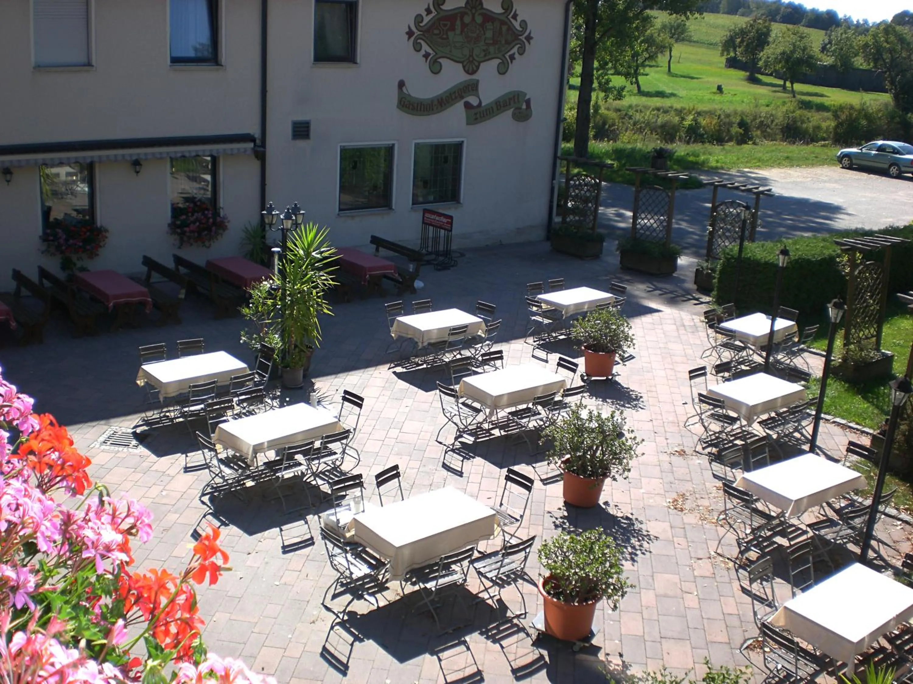 Garden in Hotel-Gasthof "Zum Bartl"
